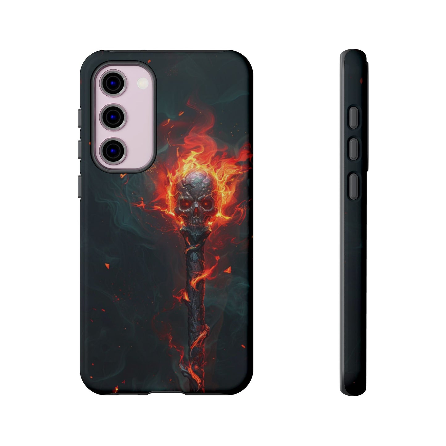 Inferno Skull Staff - Tough Samsung Galaxy Case