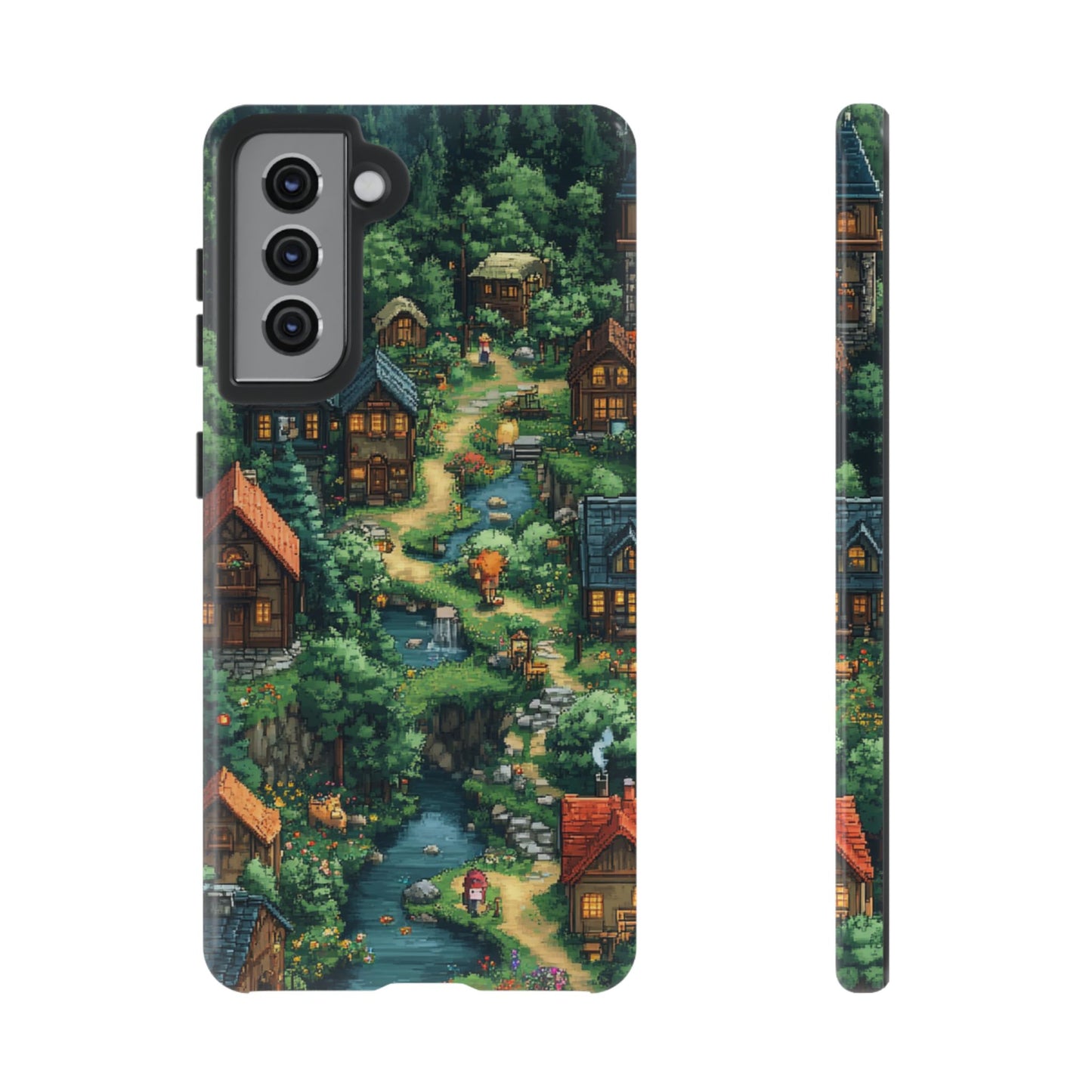 Pixel Forest Hamlet - Tough Samsung Galaxy Case