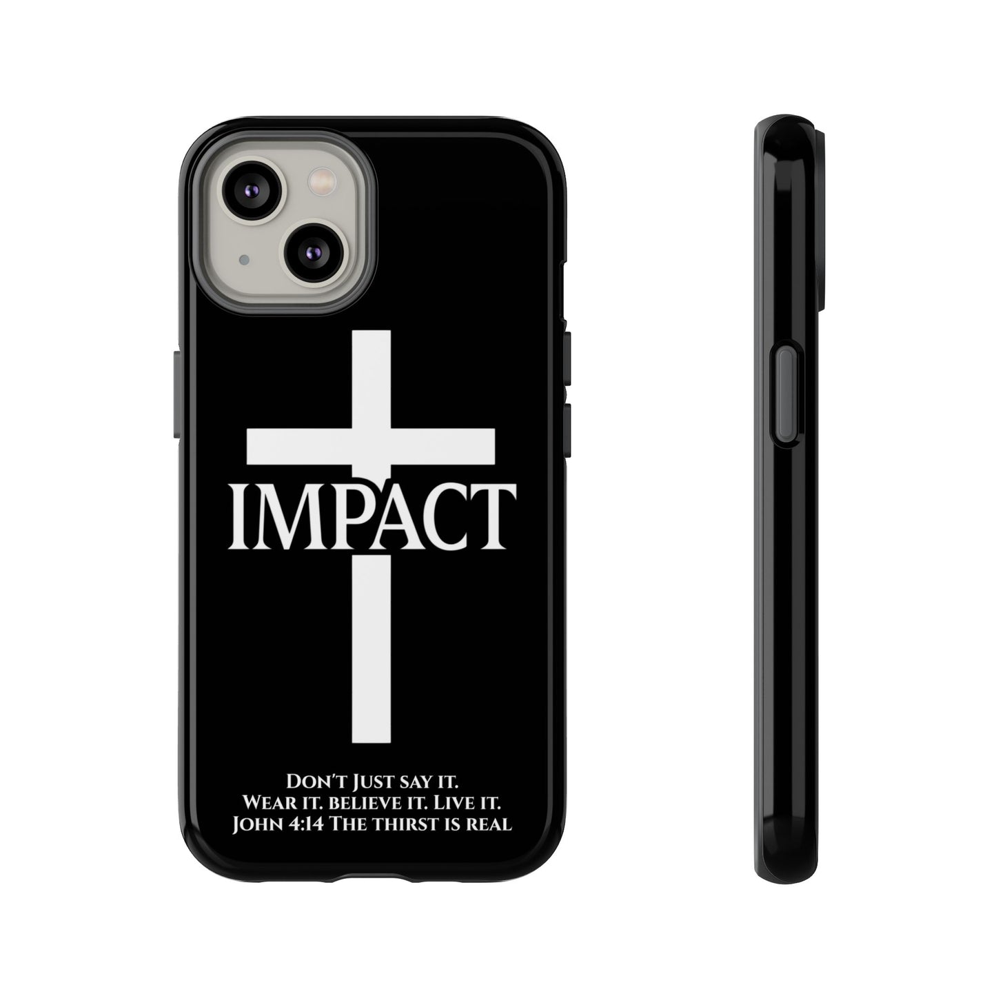 Impact Black/White - Tough iPhone Case