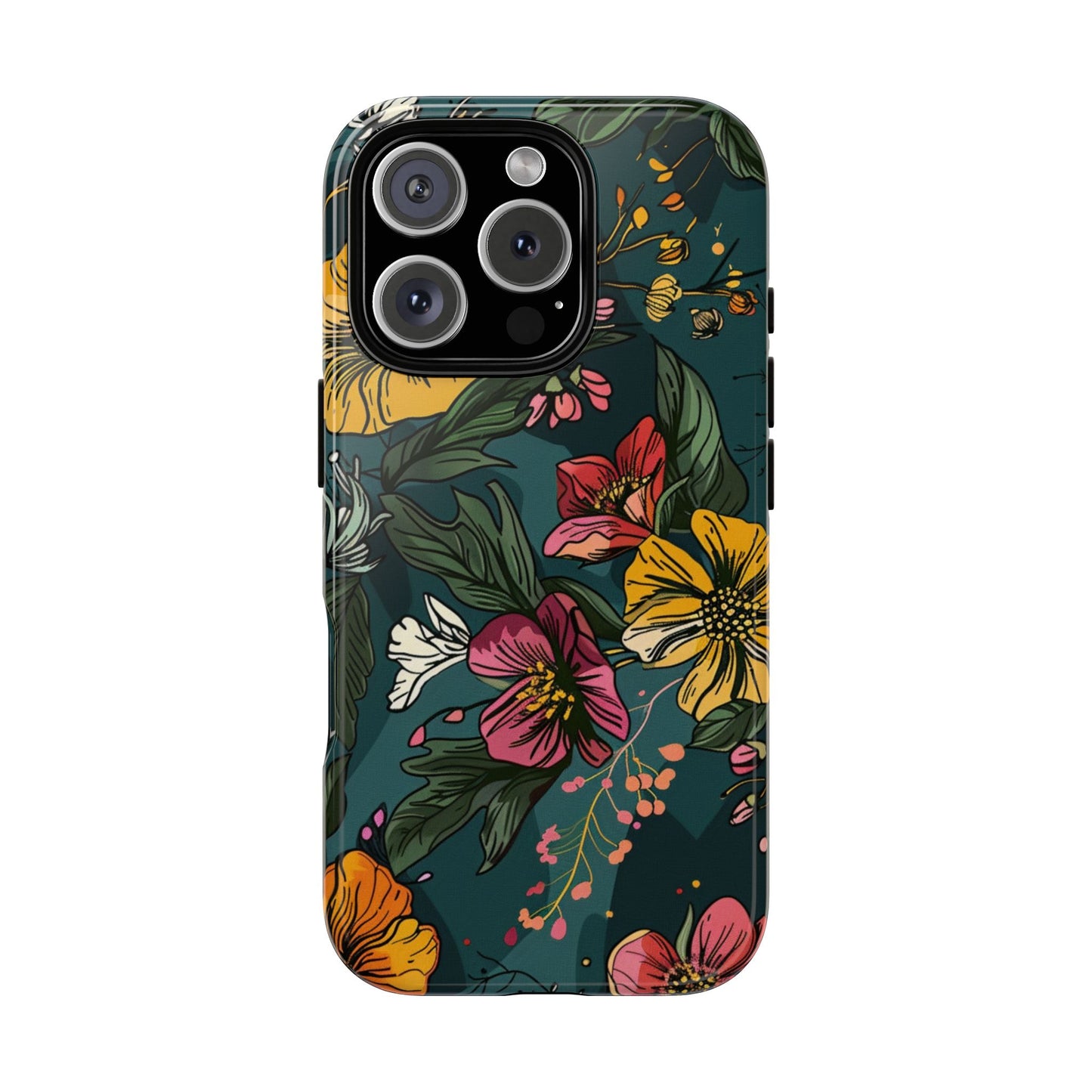 Vintage Floral Bloom – Tough iPhone Case