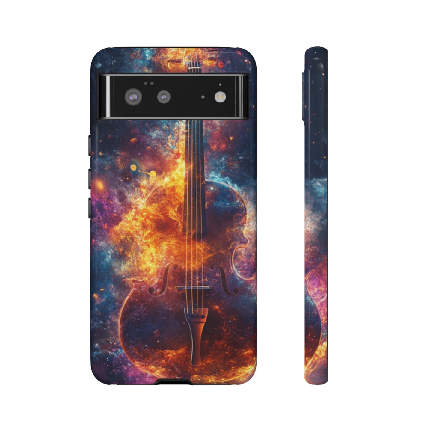 Fiery Violin Galaxy Phone Case – iPhone, Samsung, Google Pixel