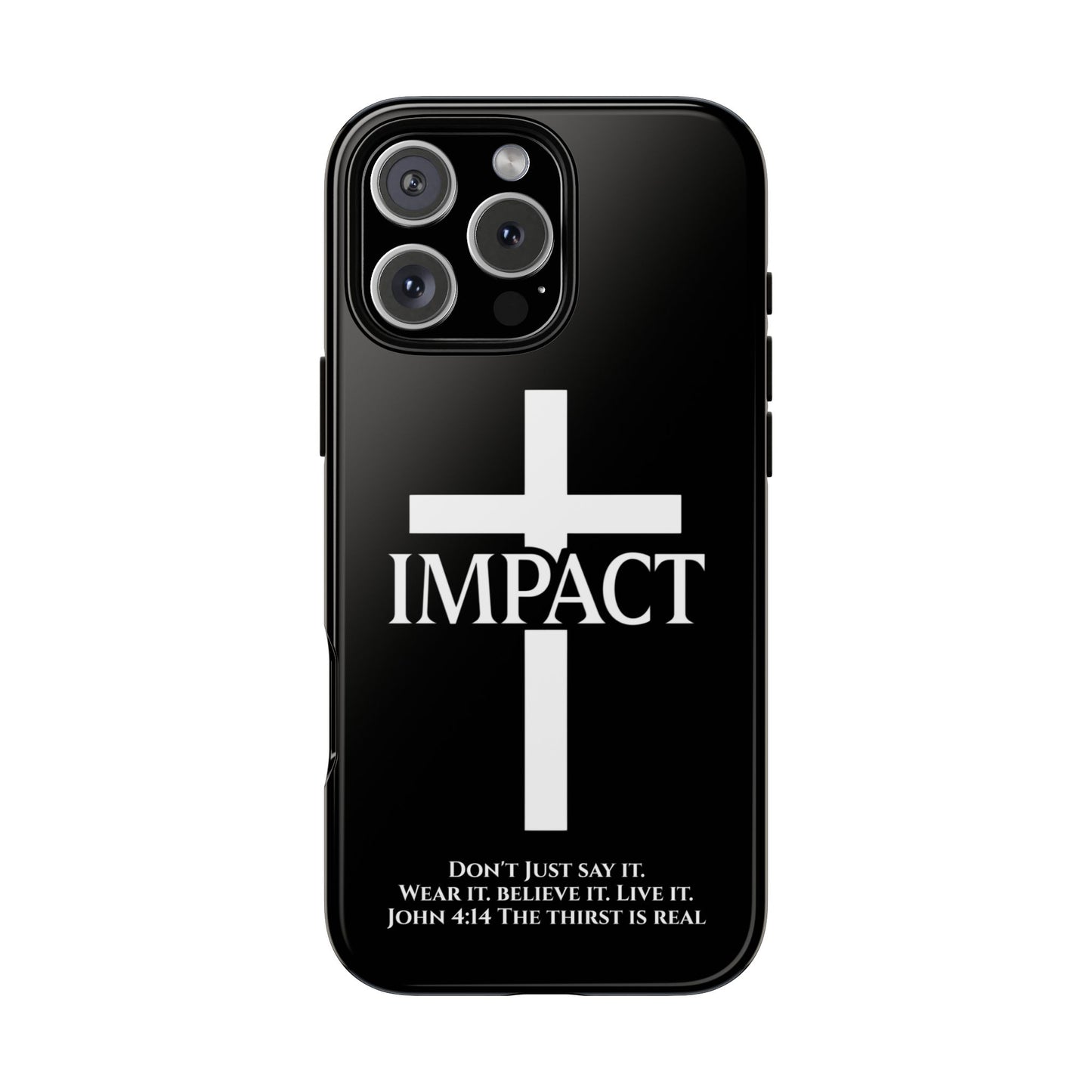 Impact Black/White - Tough iPhone Case