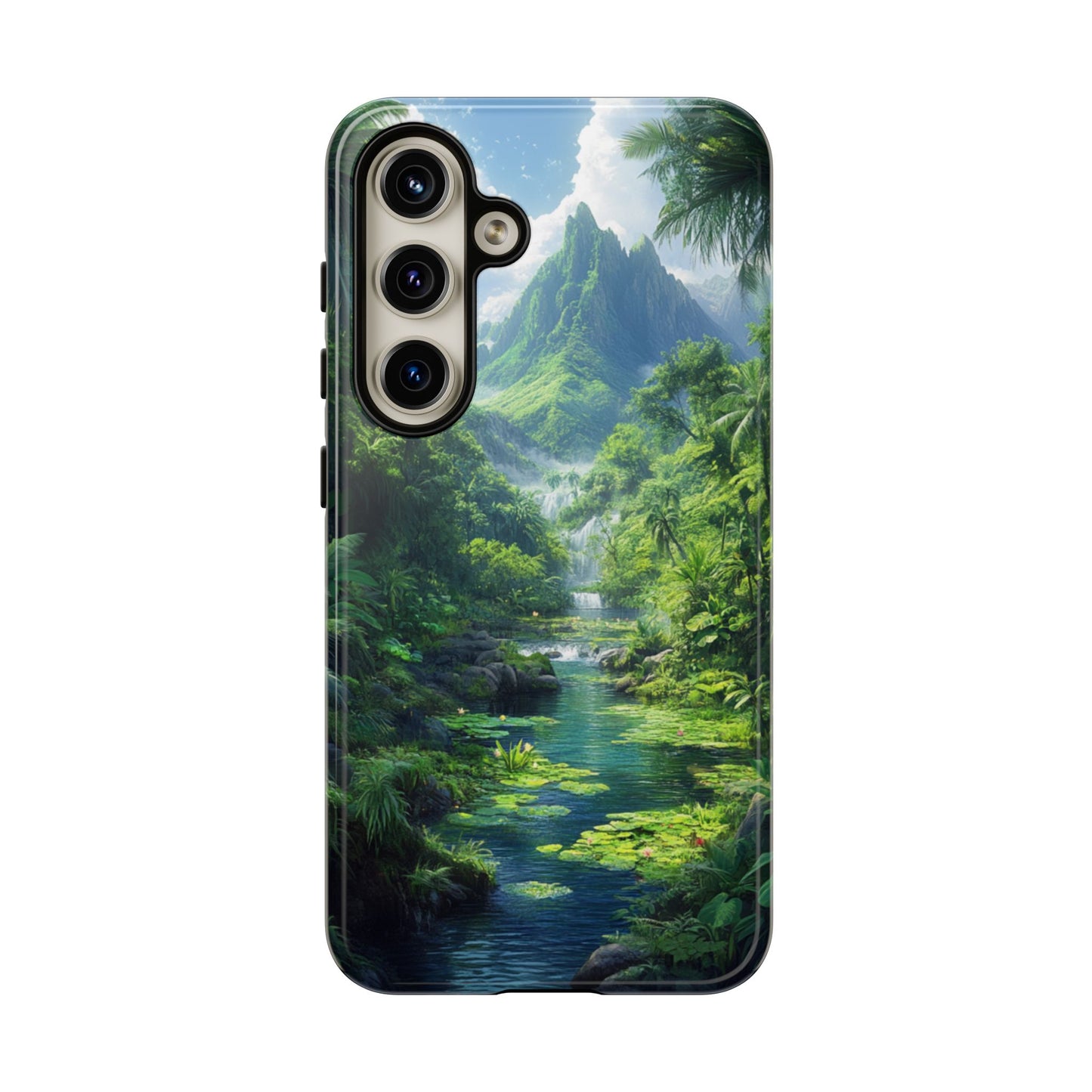 Verdant Jungle Cascade – Tough Samsung Galaxy Case