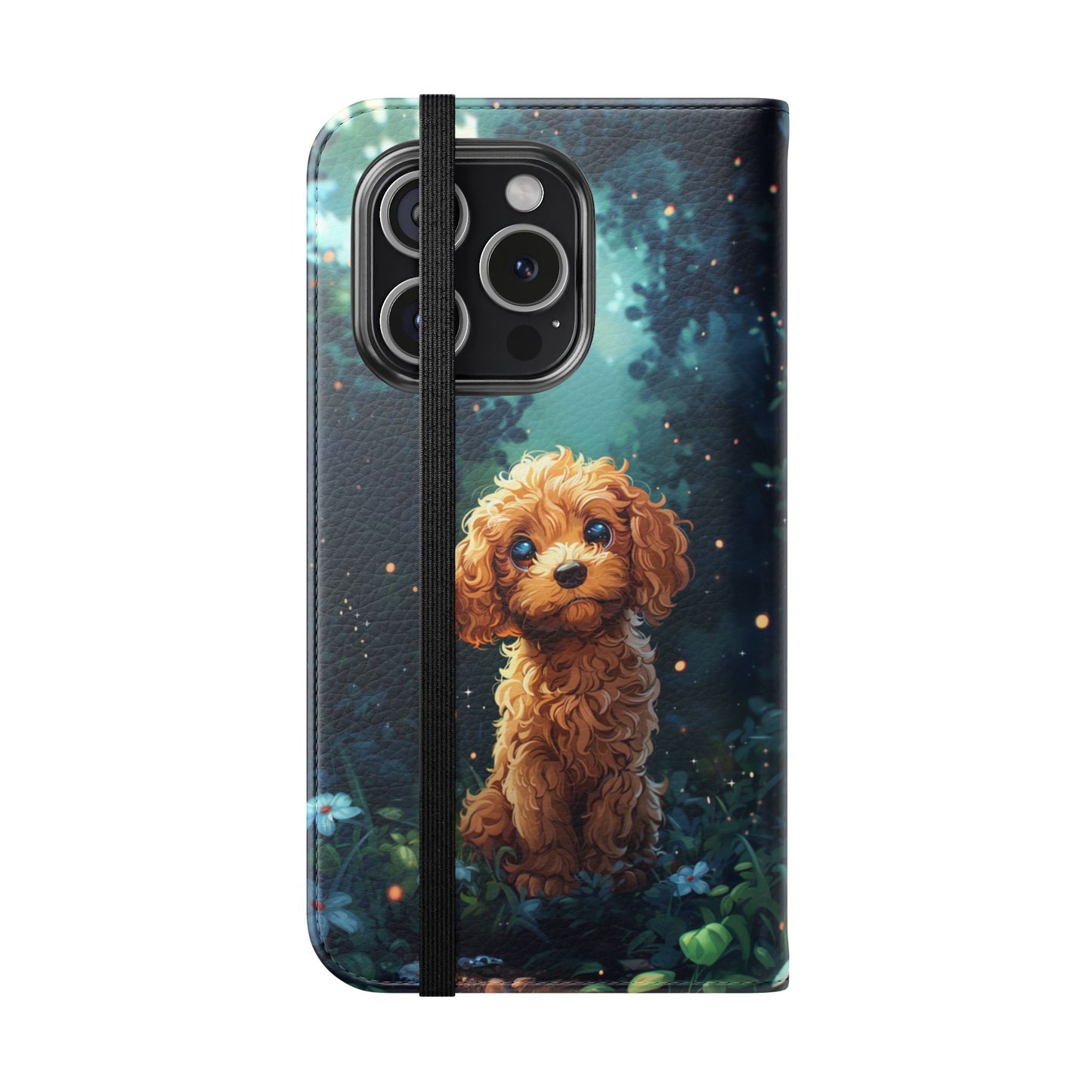 Forest Poodle - Wallet Flip Case