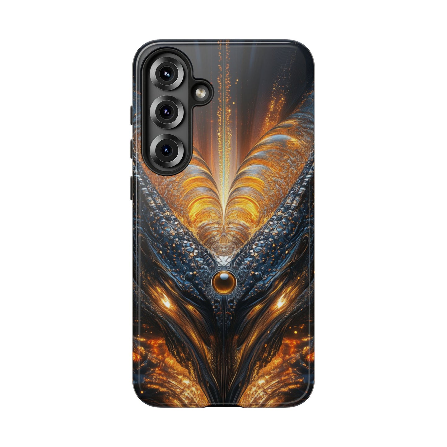 Obsidian Flare Fractal – Tough Samsung Galaxy Case