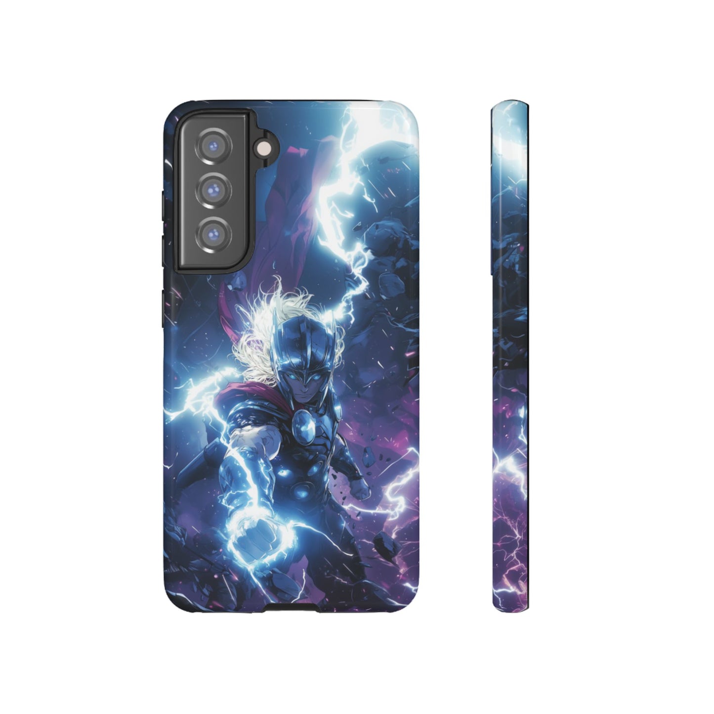 Lightning Fury: Thor Anime Action Phone Case - iPhone, Google Pixel, Samsung