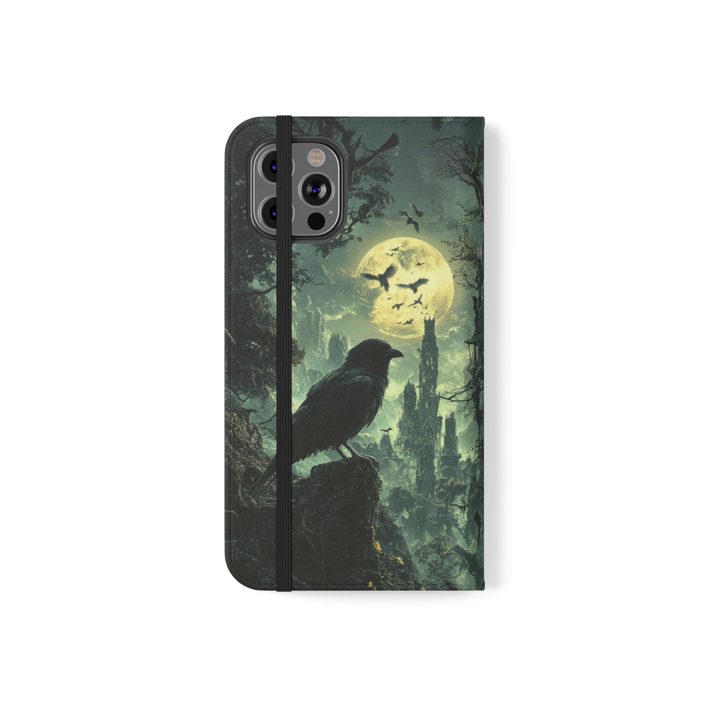 Raven Moon - Wallet Flip Case