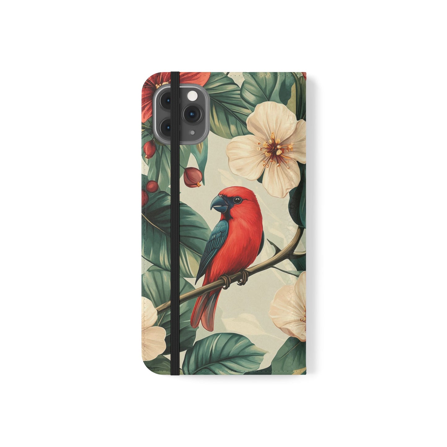 Scarlet Songbird - Wallet Flip Case