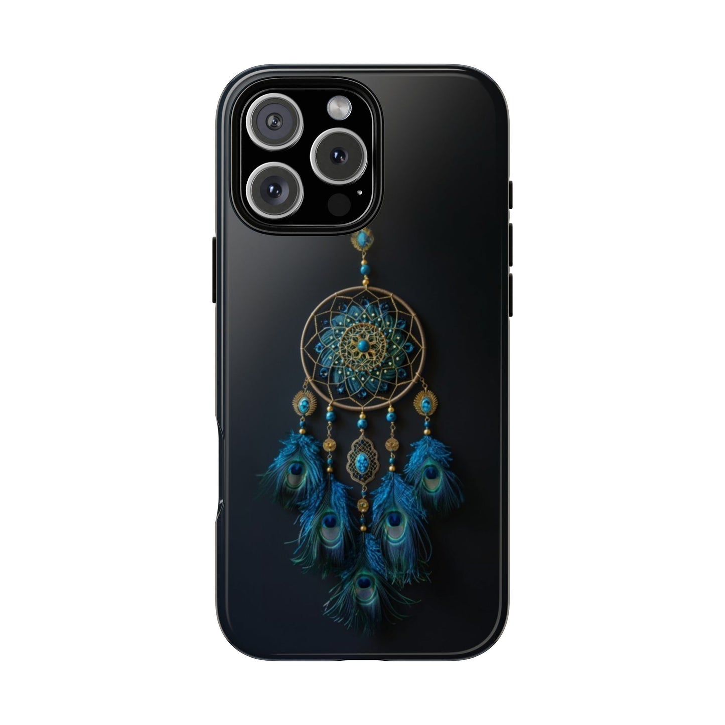 Peacock Feather Dreamcatcher - Tough iPhone Case