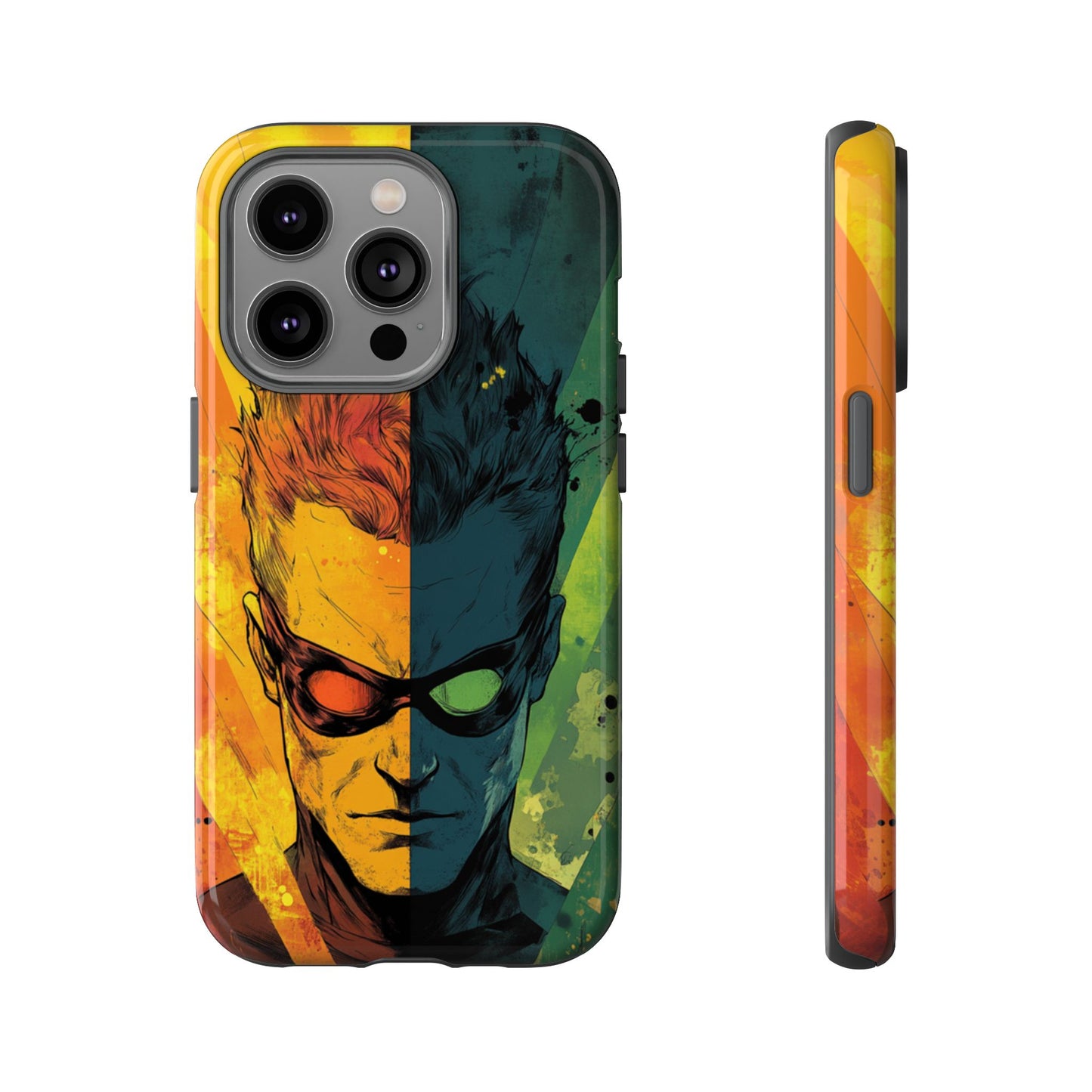 Split Spectrum Hero – Tough iPhone Case