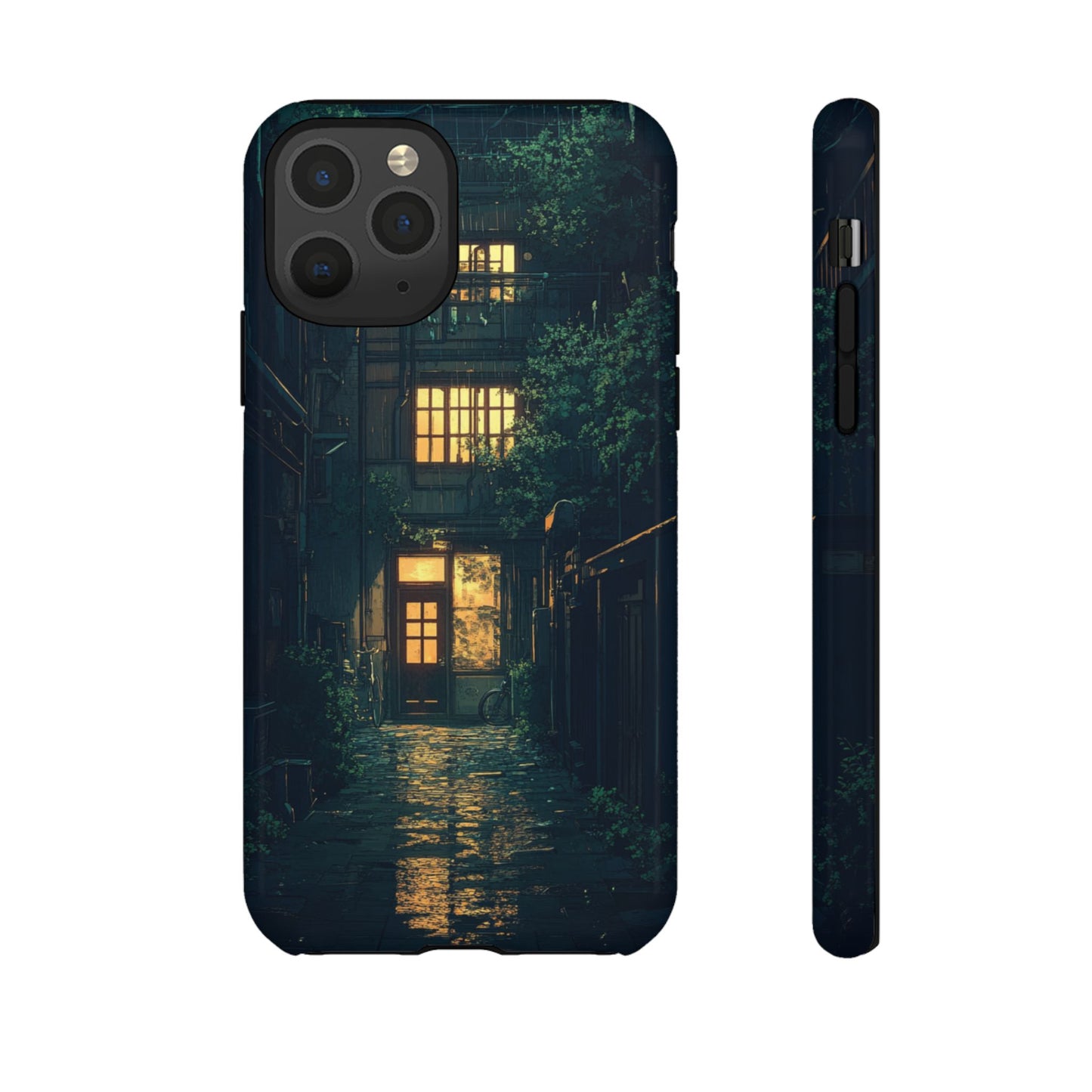 Rainy Alley - Tough iPhone Case