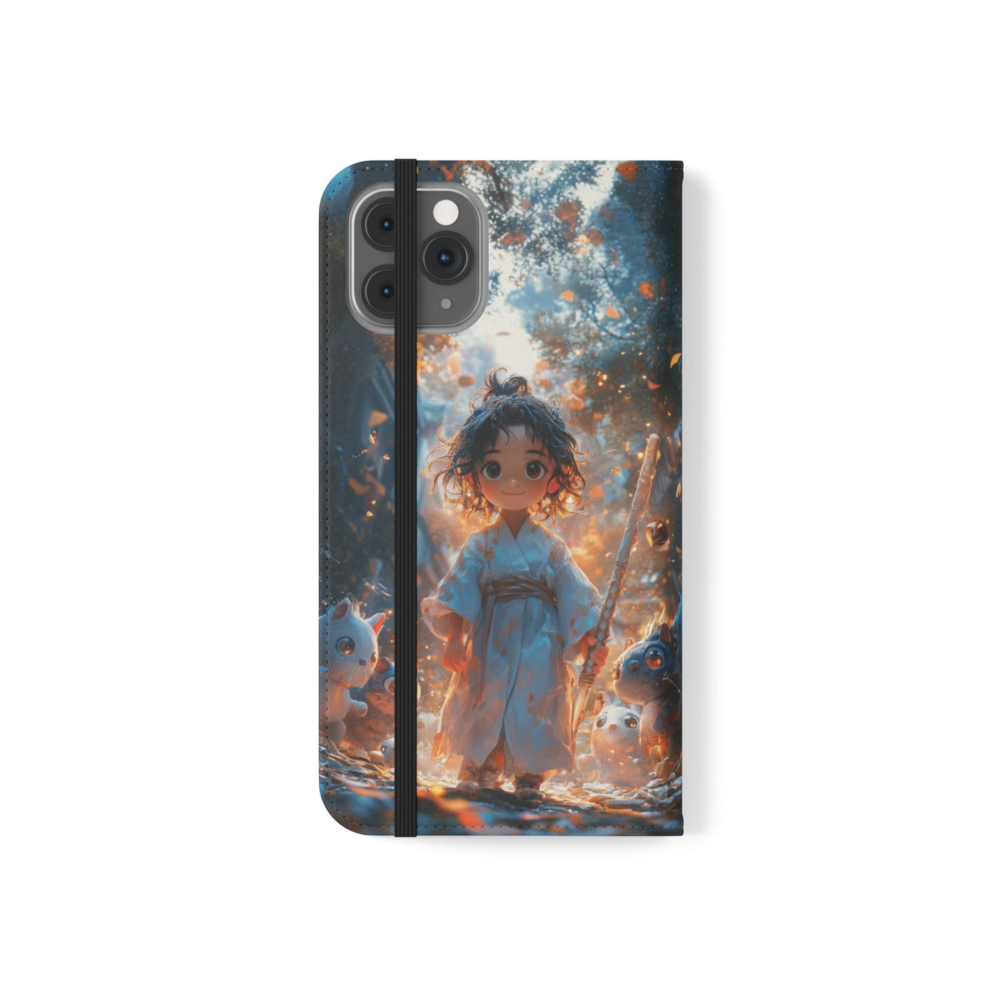 Forest Spirit Child - Wallet Flip Case