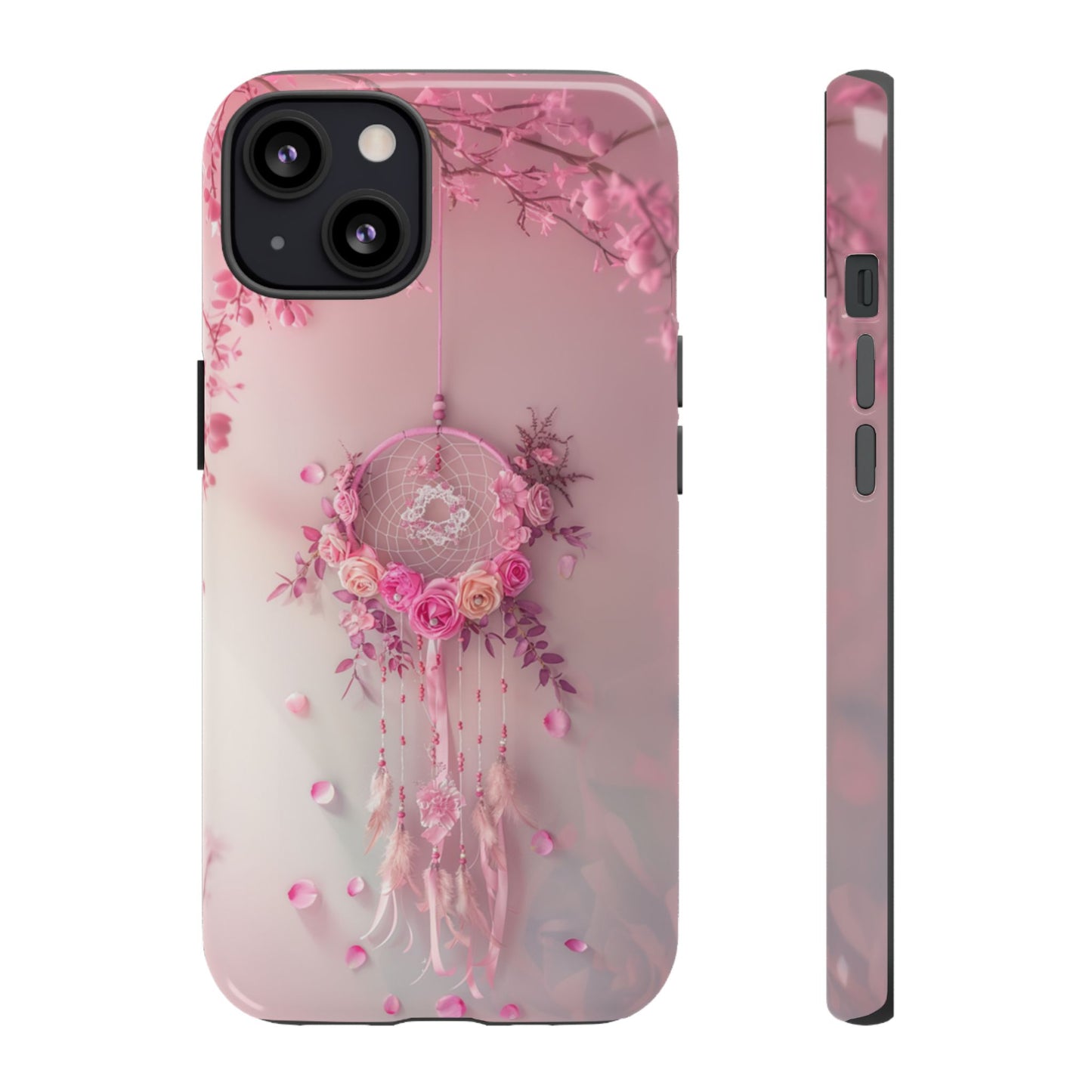 Pink Rose Dreamcatcher - Tough iPhone Case