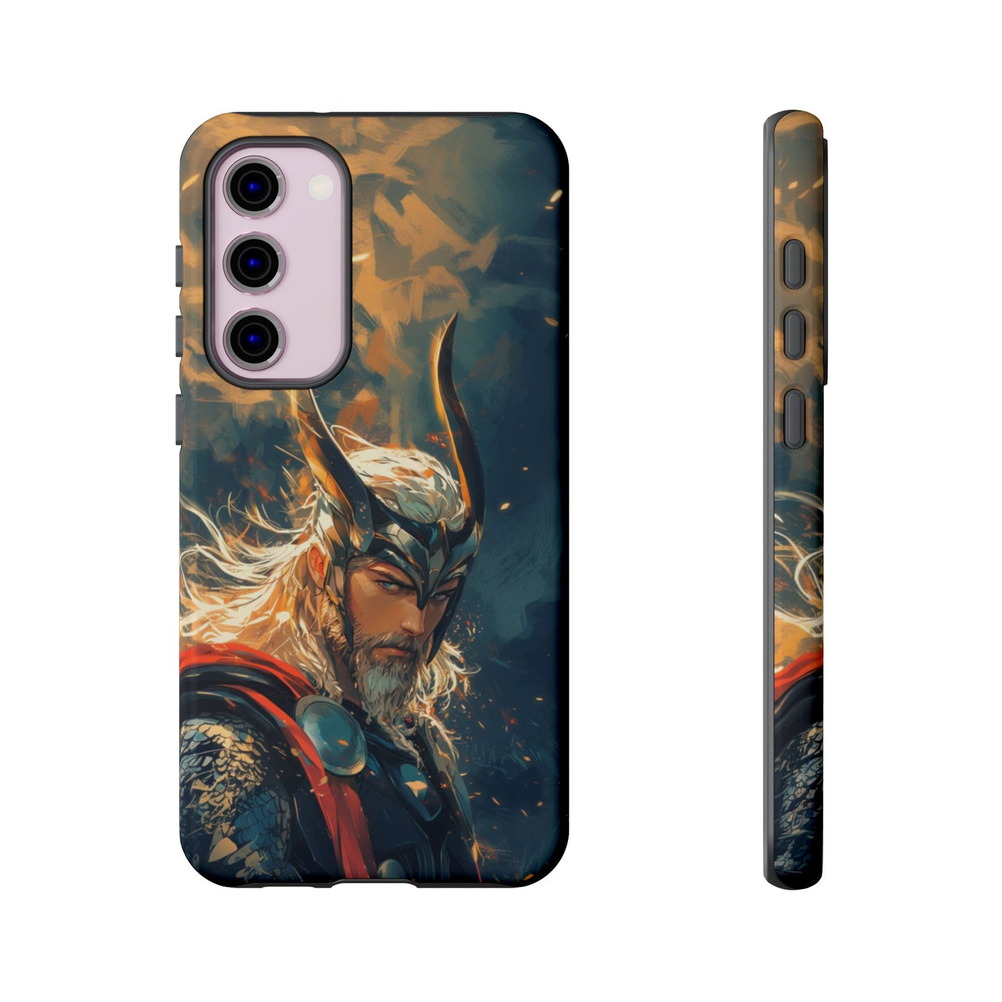 Storm-Bringer: Epic Thor Anime-Style Phone Case - iPhone, Google Pixel, Samsung