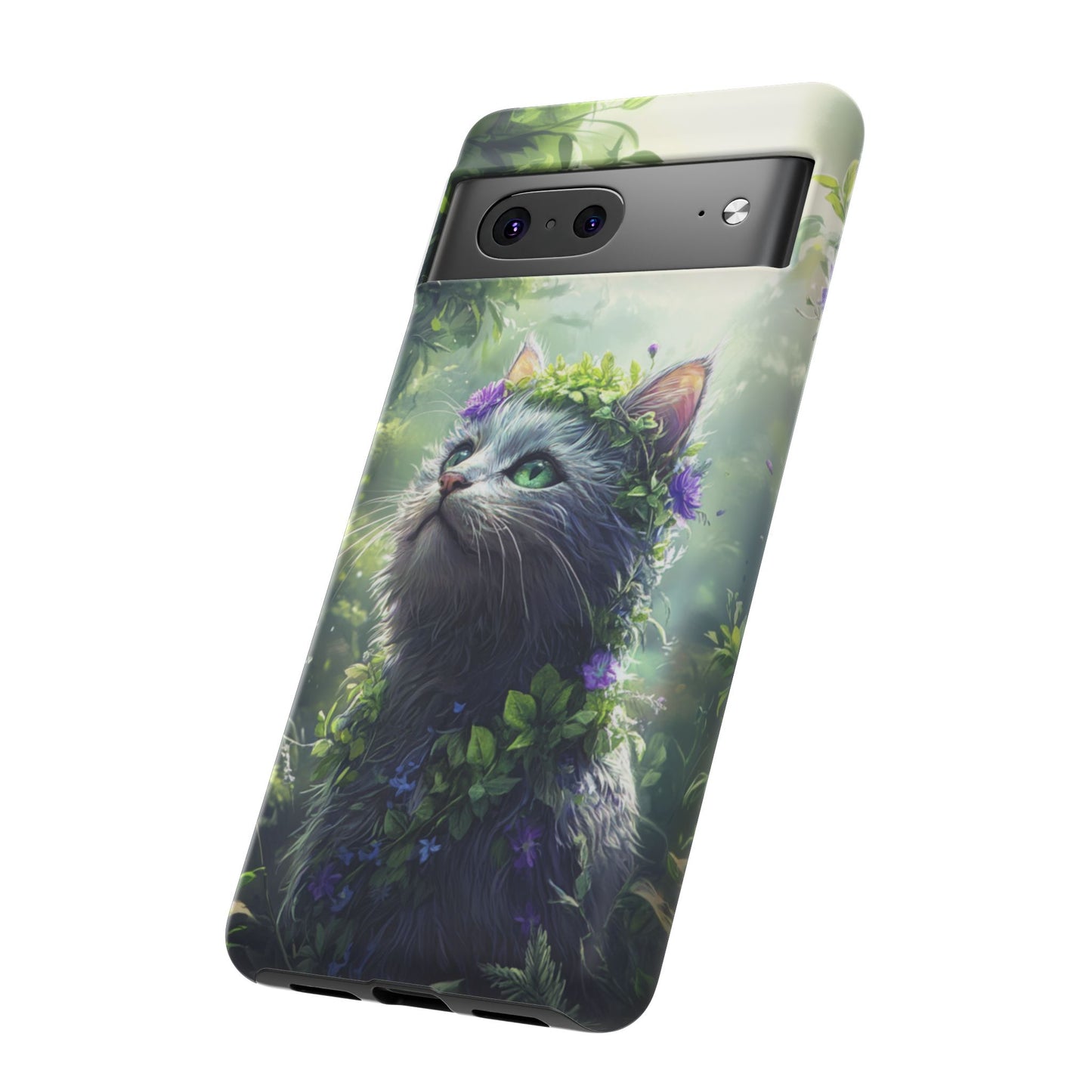 Nature’s Guardian Cat Phone Case – iPhone, Google Pixel, Samsung Galaxy