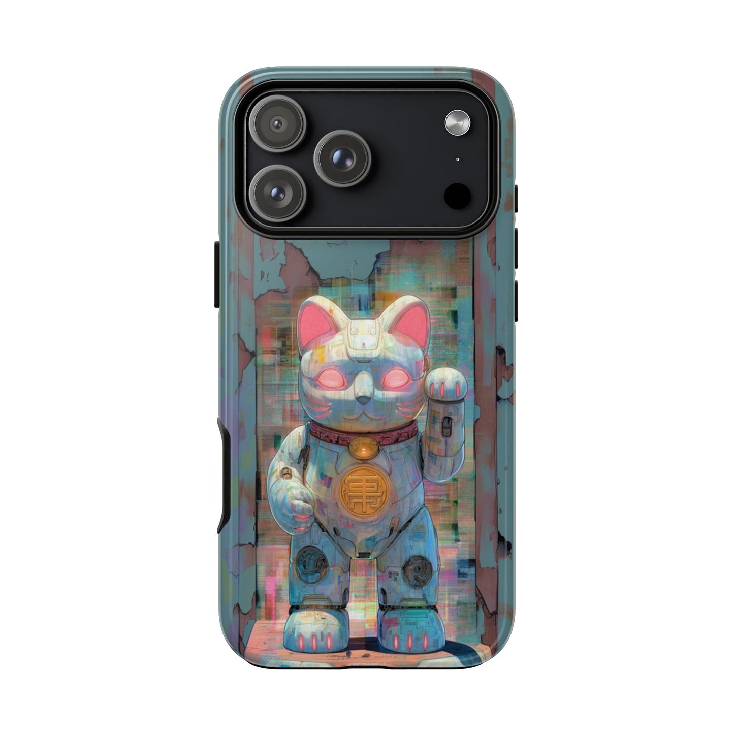 Cyber Lucky Cat - Tough iPhone Case