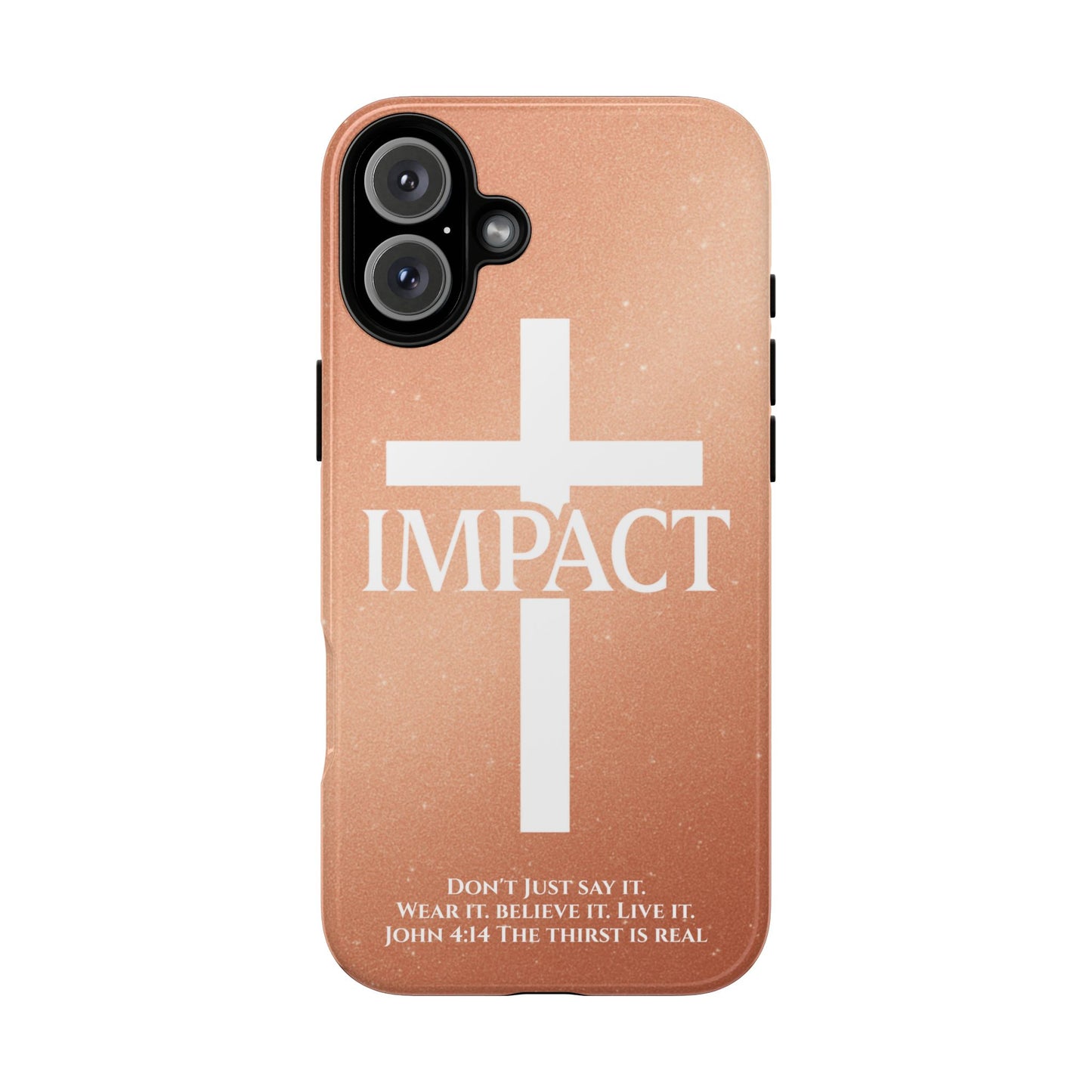 Impace Rose Gold - Tough iPhone Case