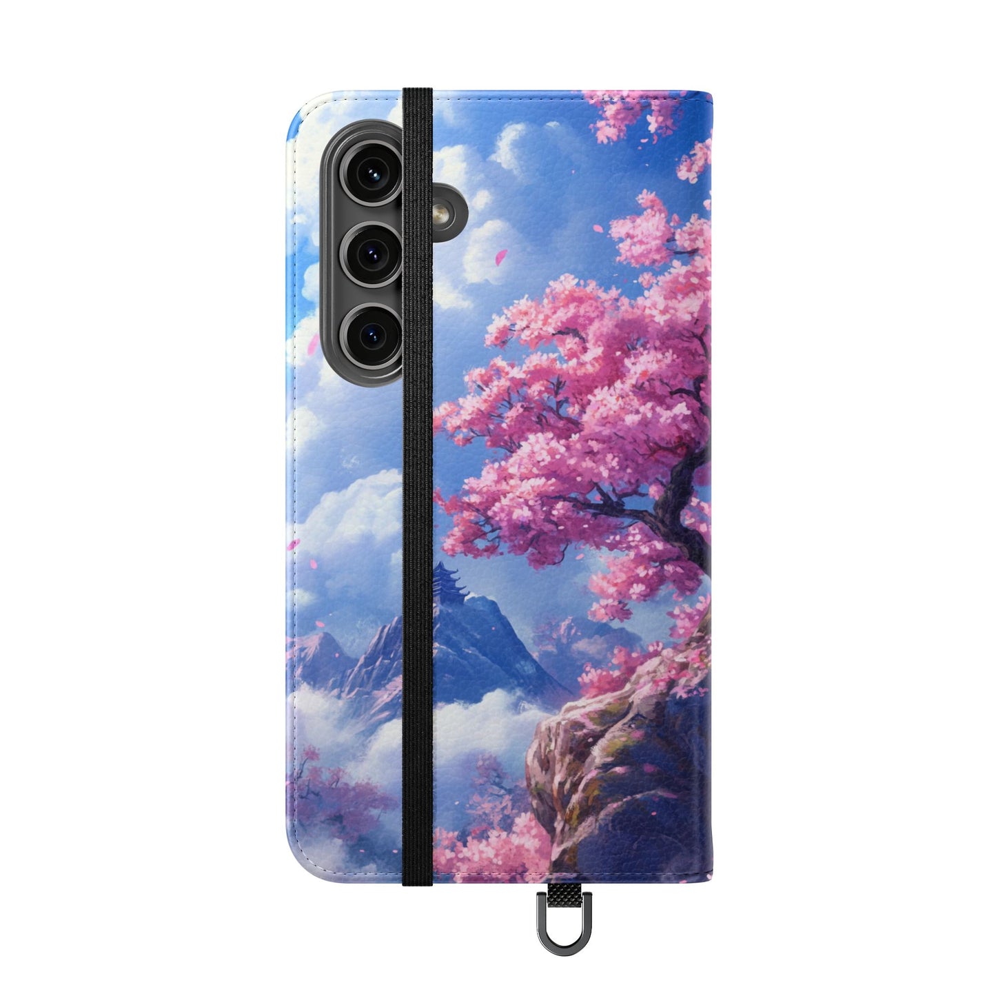 Sakura Sky Temple - Wallet Flip Case