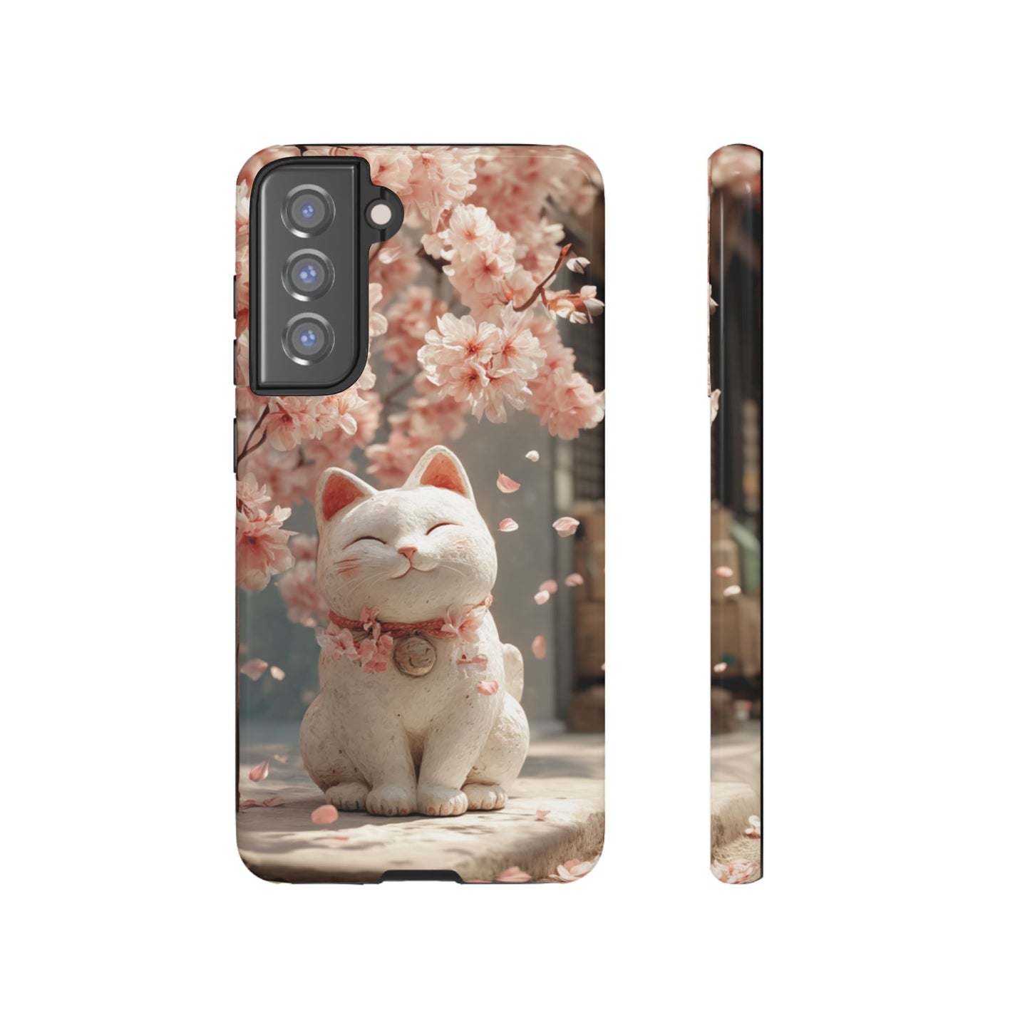 Sakura Lucky Cat - Tough Samsung Galaxy Case