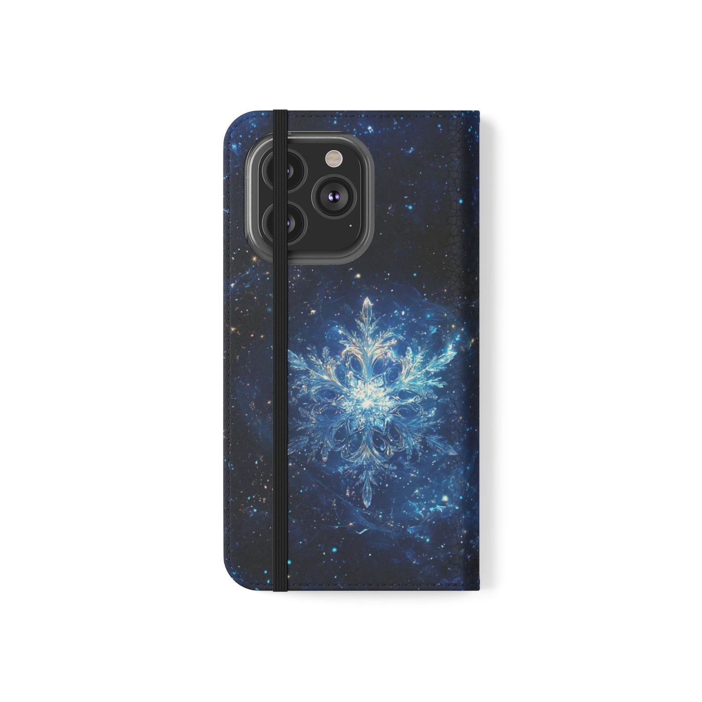 Cosmic Snowflake - Wallet Flip Case