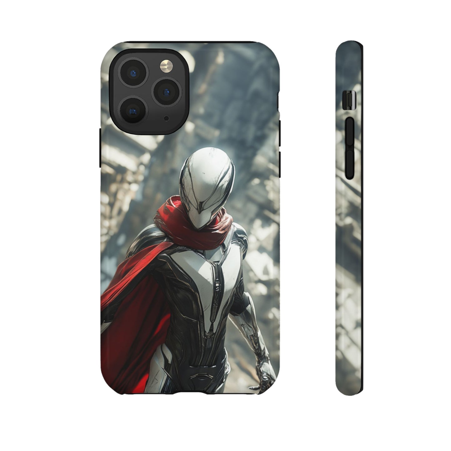 Crimson Sentinel Phone Case – iPhone, Google Pixel, Samsung Galaxy