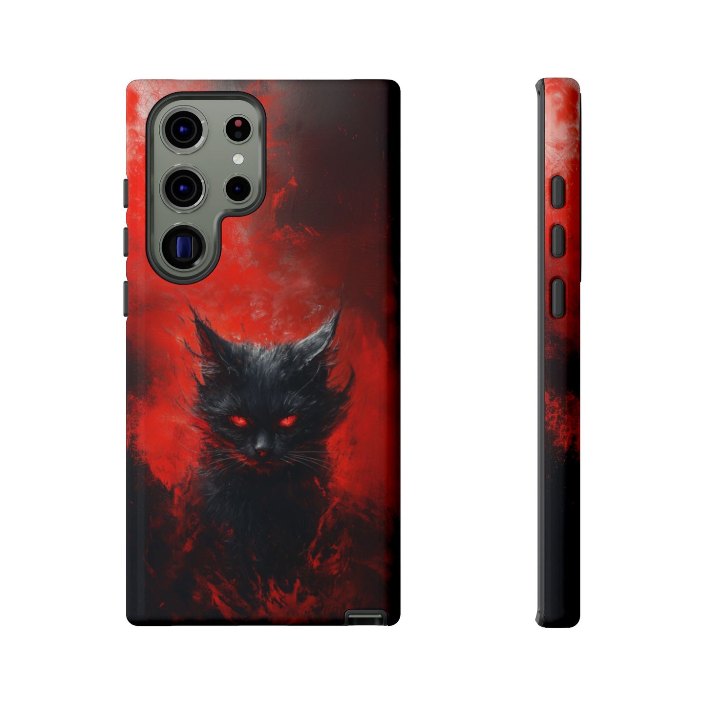 Fire Demon Black Cat - Tough Samsung Galaxy Case