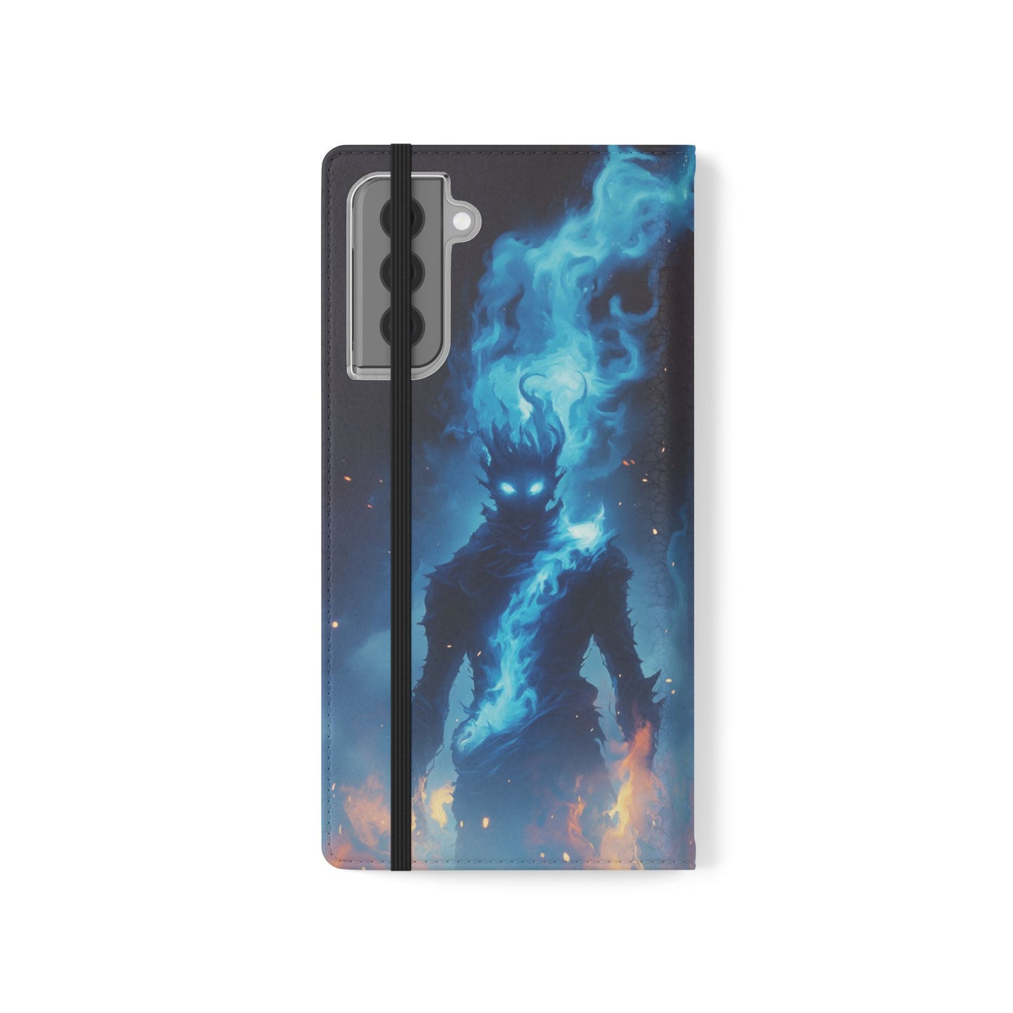 Blue Flame Spirit - Wallet Flip Case