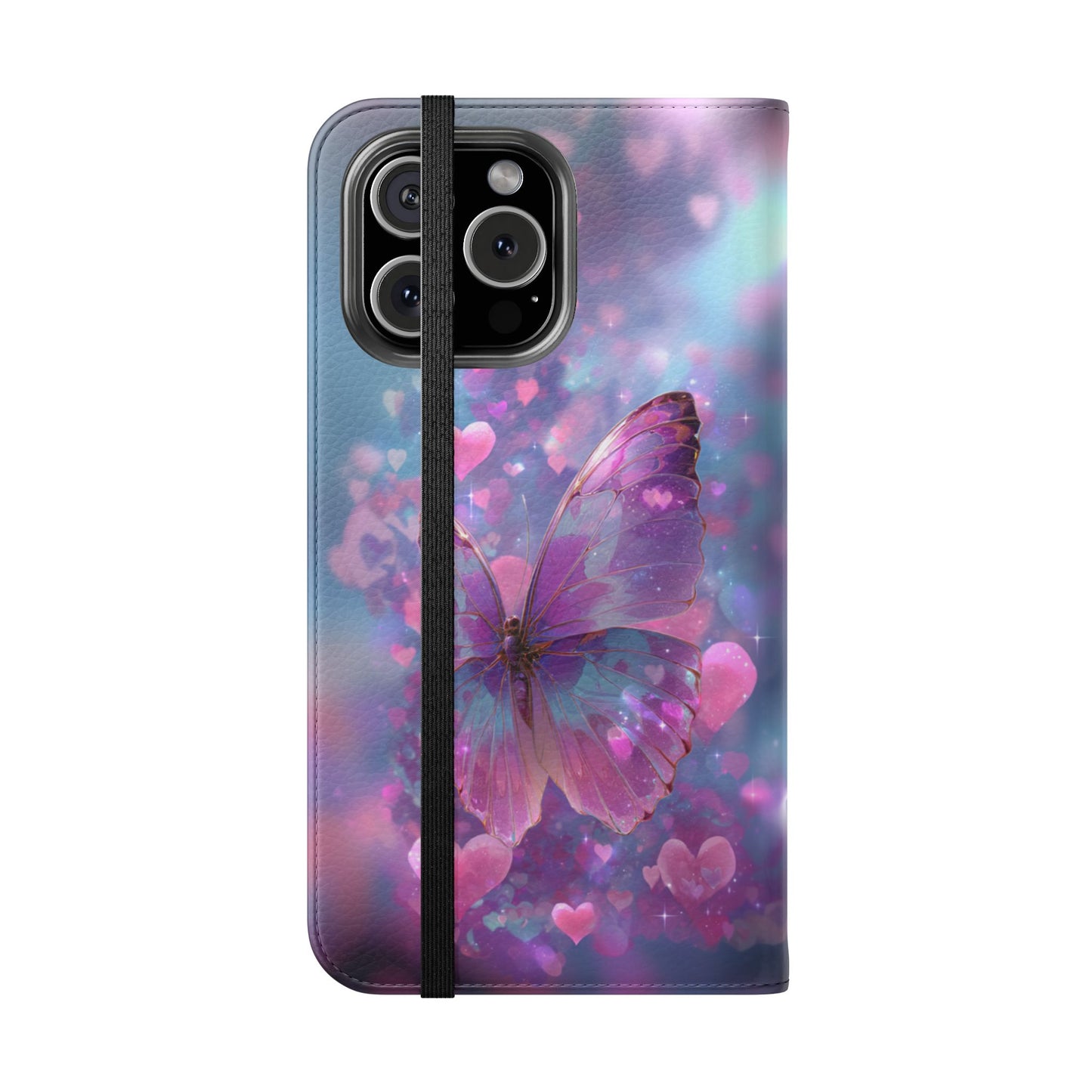 Cupid's Flutter Butterfly - Wallet Flip Case