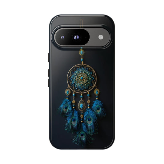 Peacock Feather Dreamcatcher - Tough Google Pixel Case