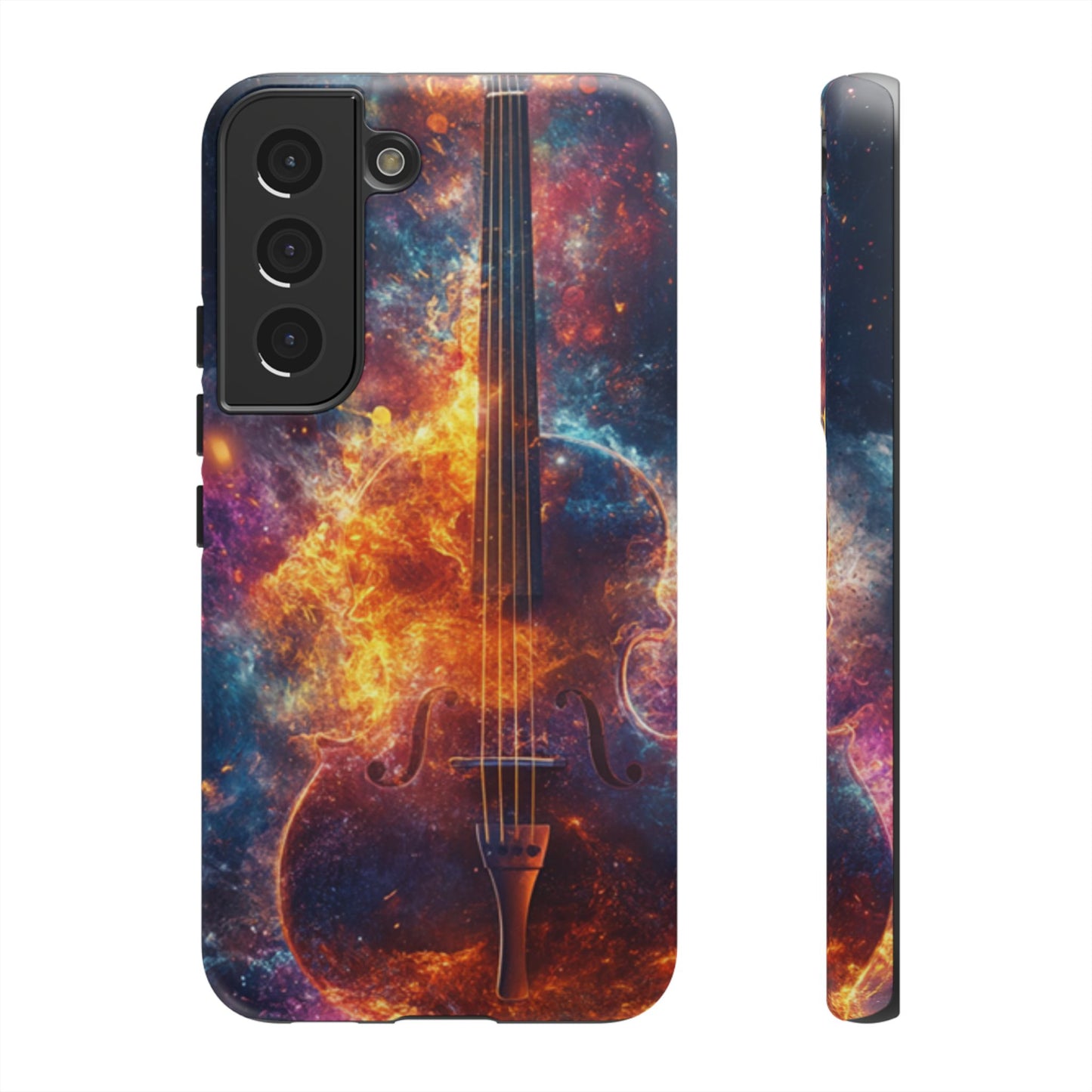 Fiery Violin Galaxy Phone Case – iPhone, Samsung, Google Pixel
