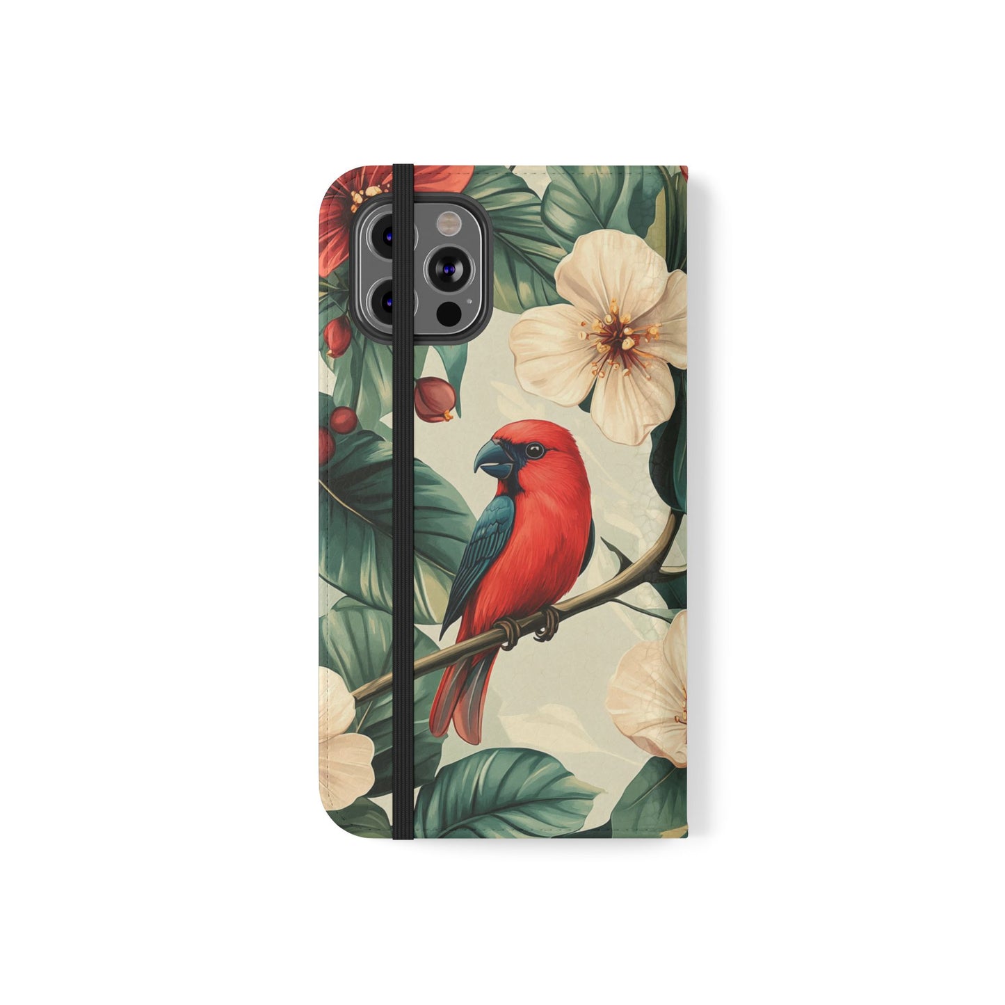 Scarlet Songbird - Wallet Flip Case