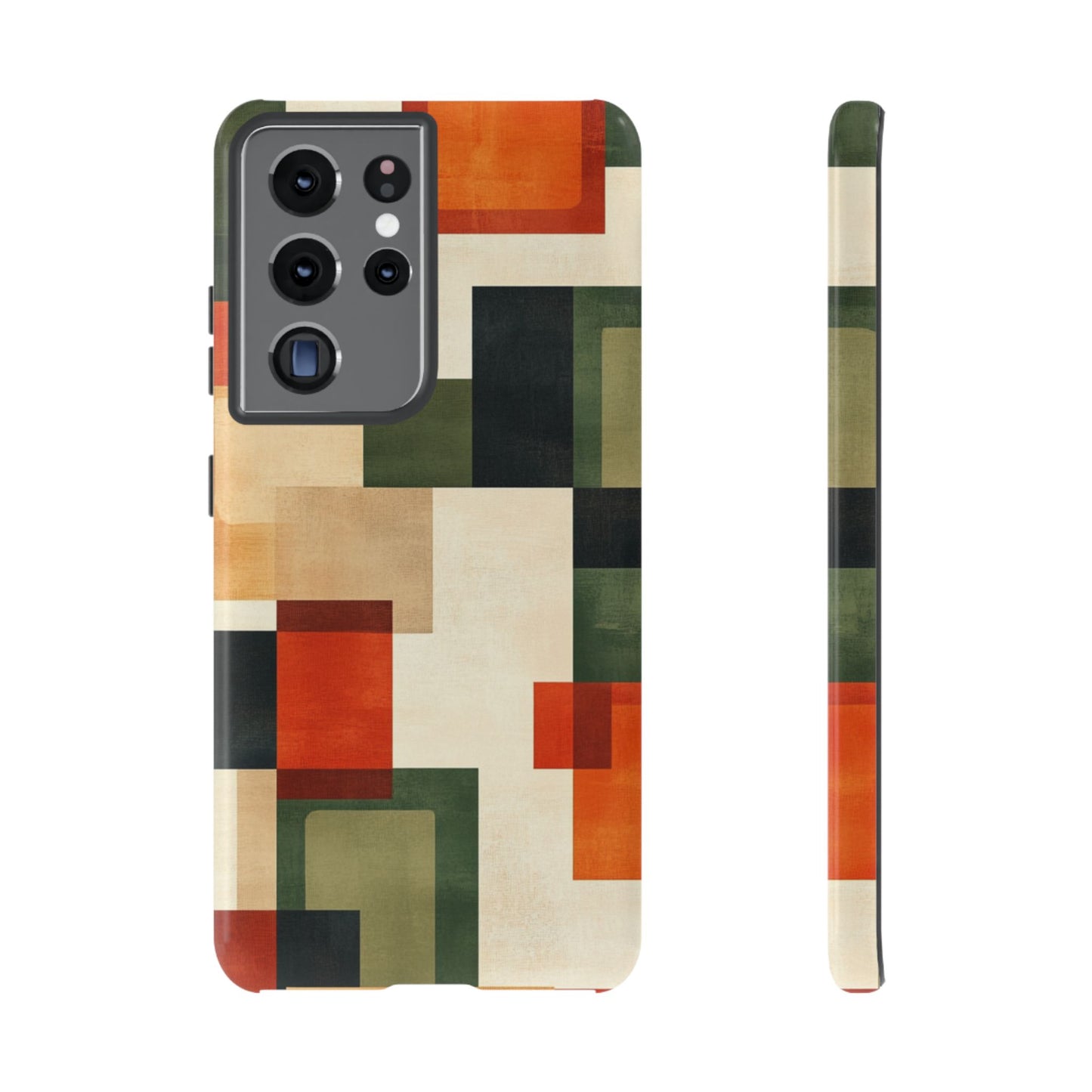 Mid-Century Modern Geometric Pattern Phone Case - iPhone, Google Pixel, Samsung Galaxy