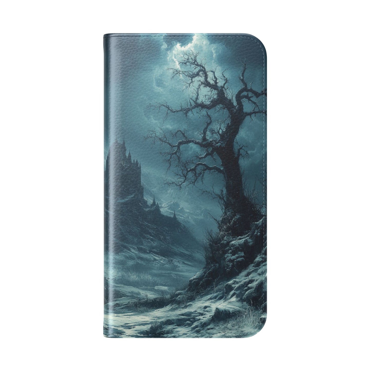 Stormy Castle - Wallet Flip Case