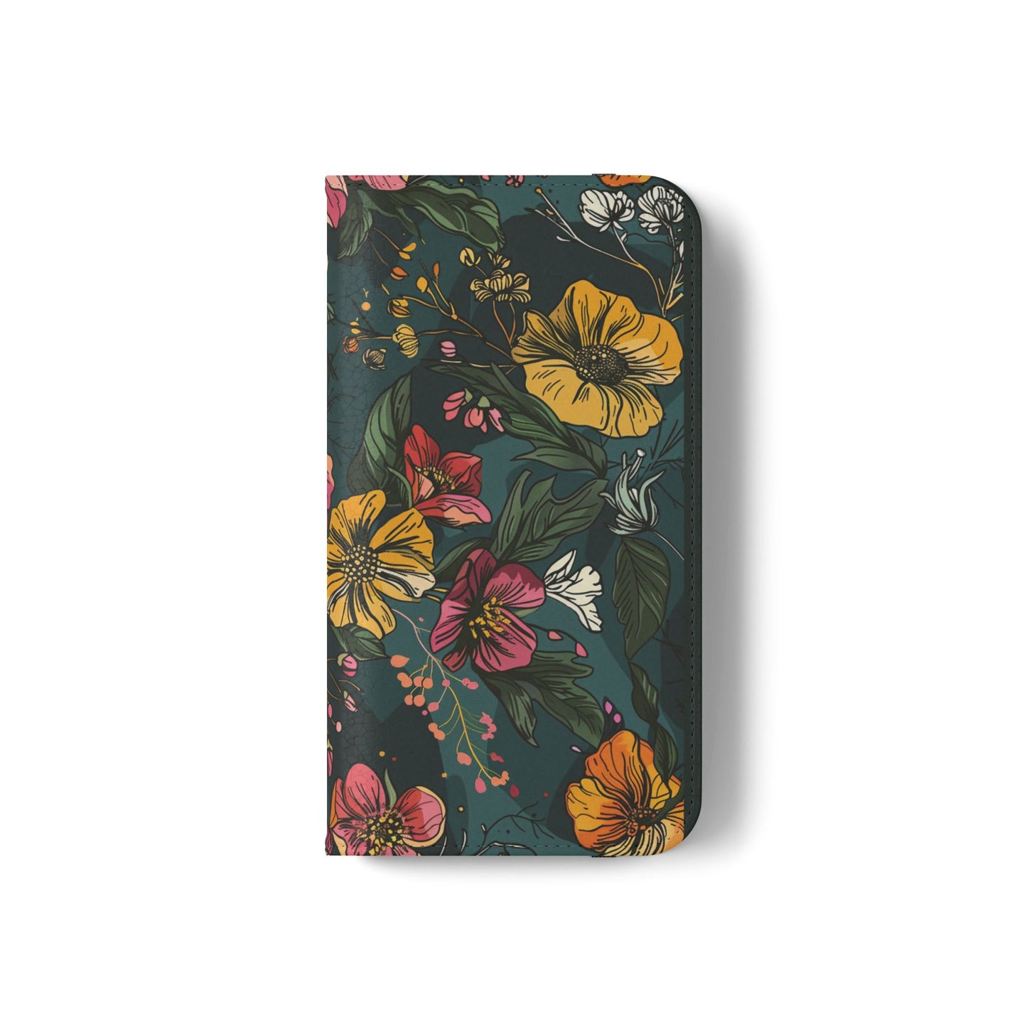 Vintage Floral Bloom - Wallet Flip Case