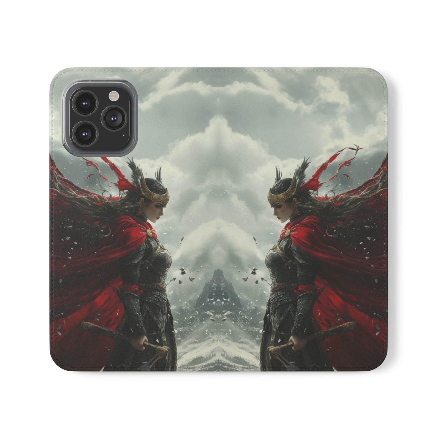 Freya Crimson Valkyrie - Wallet Flip Case