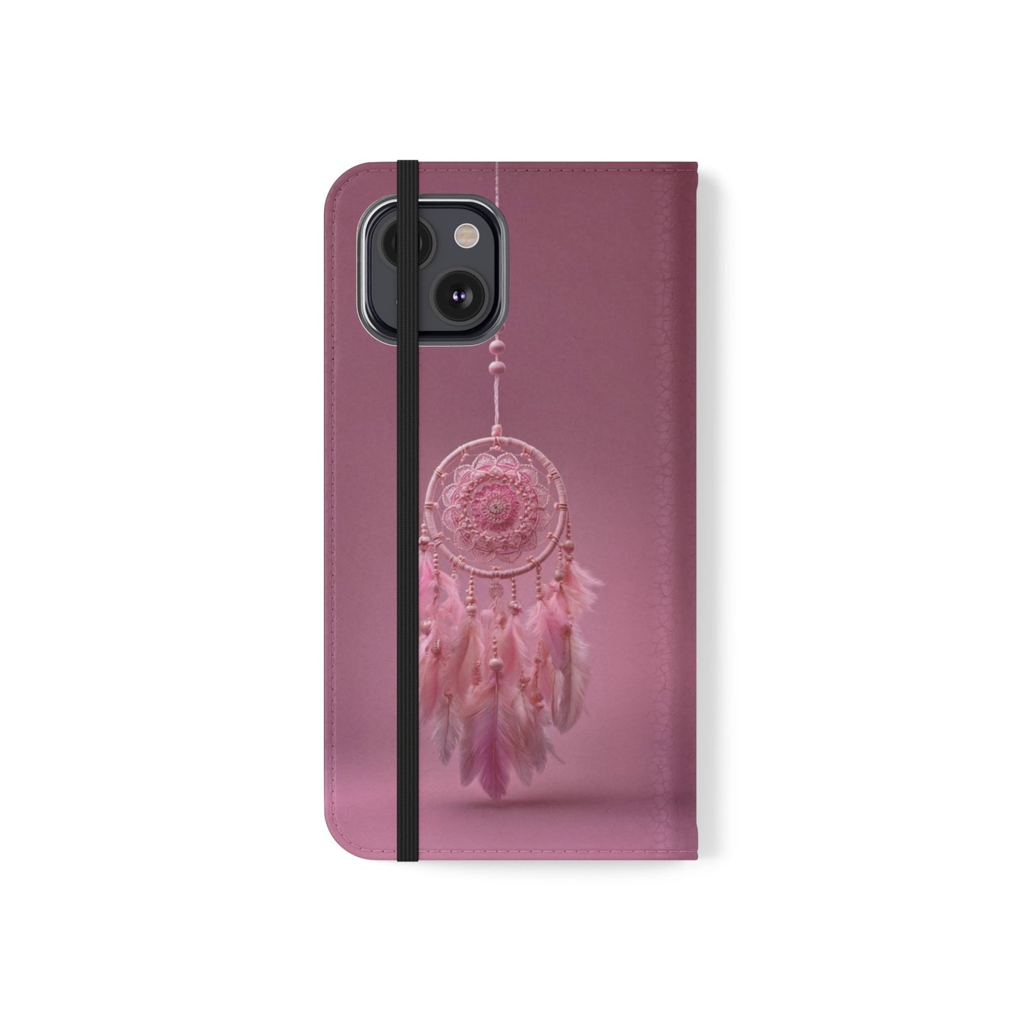 Pink Lace Dreamcatcher - Wallet Flip Case