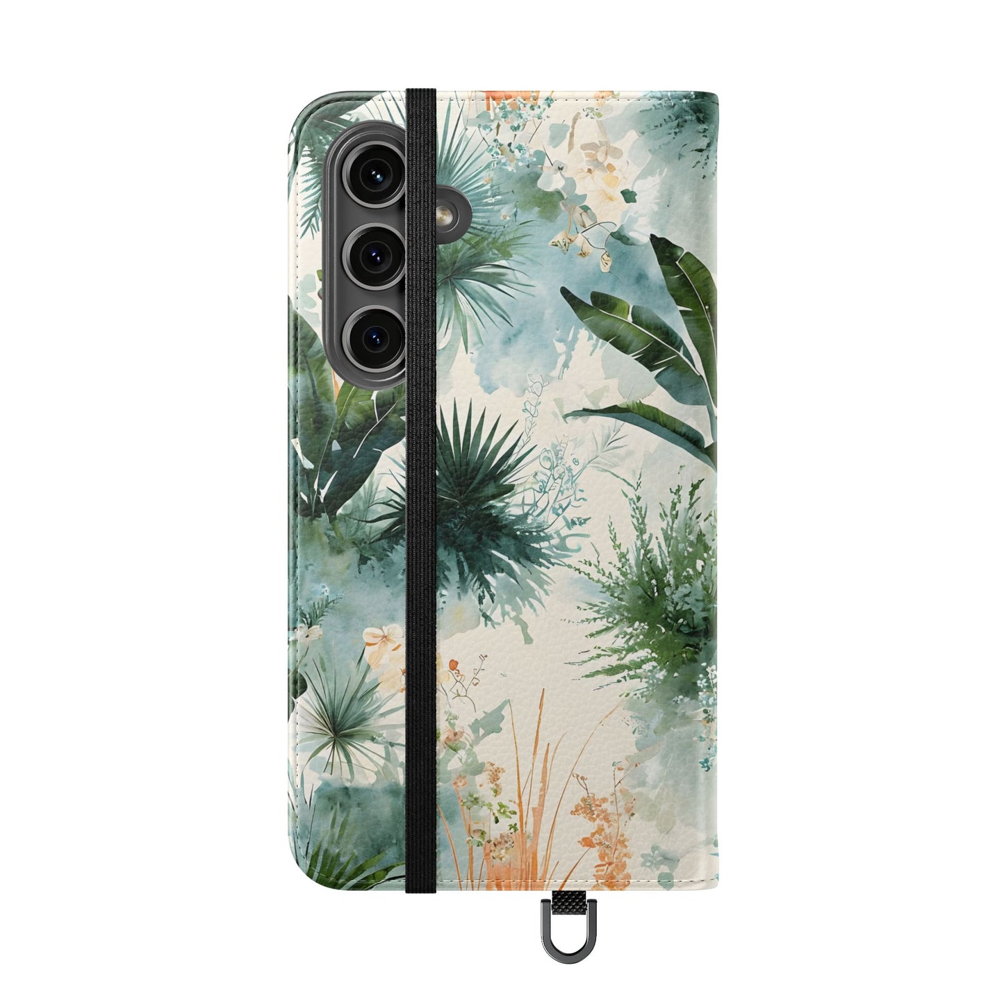 Tropical Botanical Watercolor - Wallet Flip Case