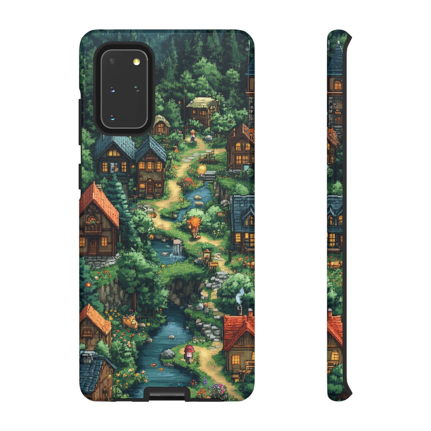 Pixel Forest Hamlet - Tough Samsung Galaxy Case