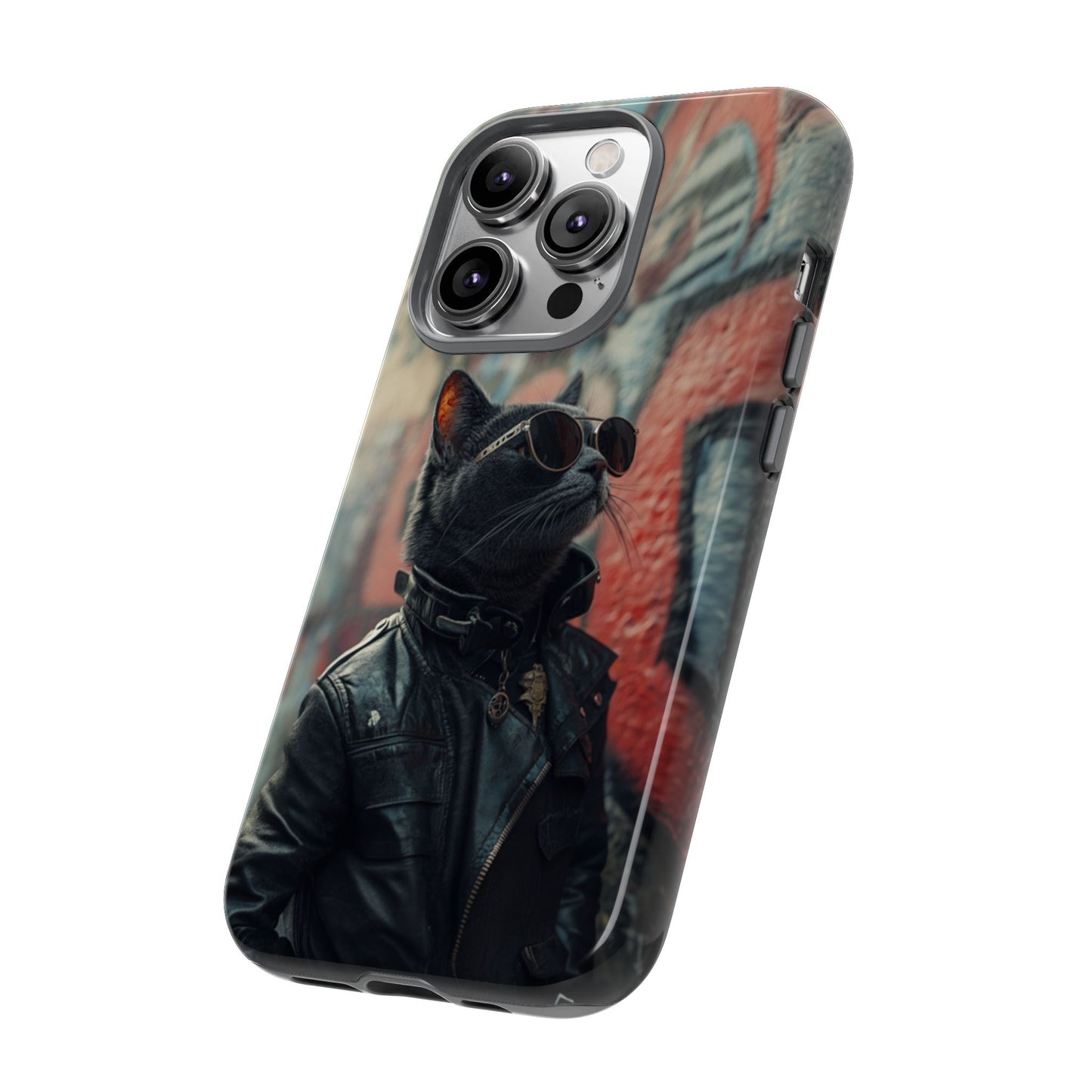 Punk Rock Cat Phone Case – iPhone, Google Pixel, Samsung Galaxy