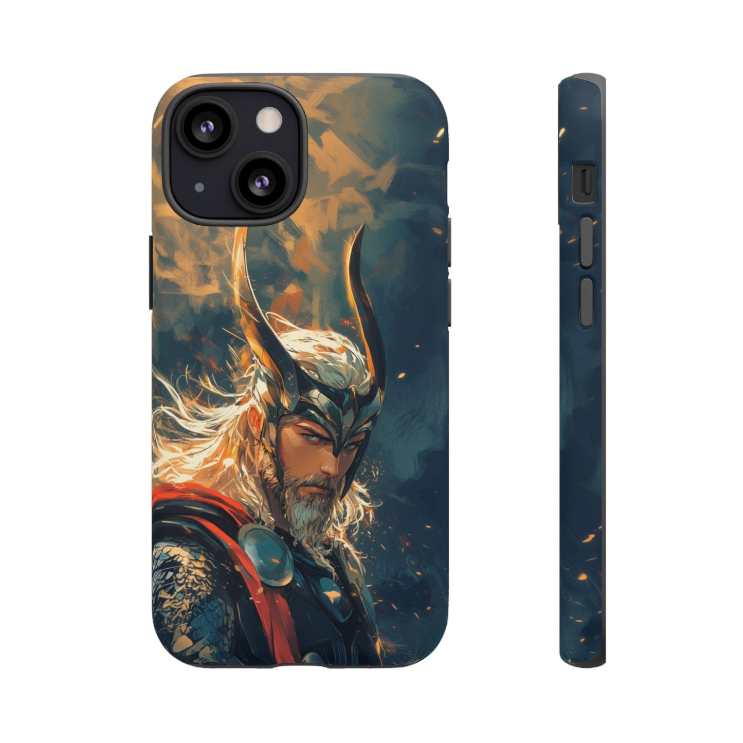 Storm-Bringer: Epic Thor Anime-Style Phone Case - iPhone, Google Pixel, Samsung