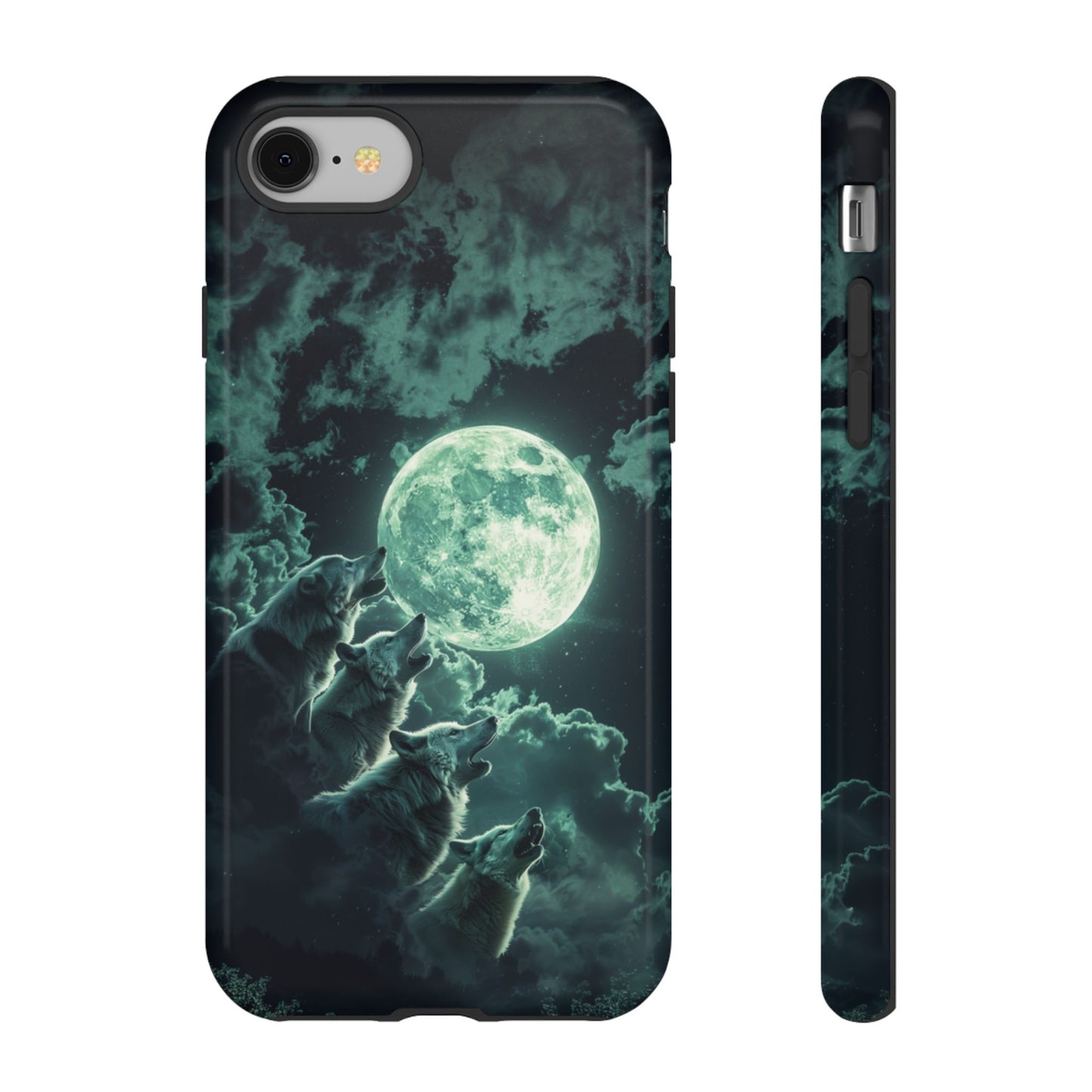 Moonlit Wolf Chorus - Tough iPhone Case