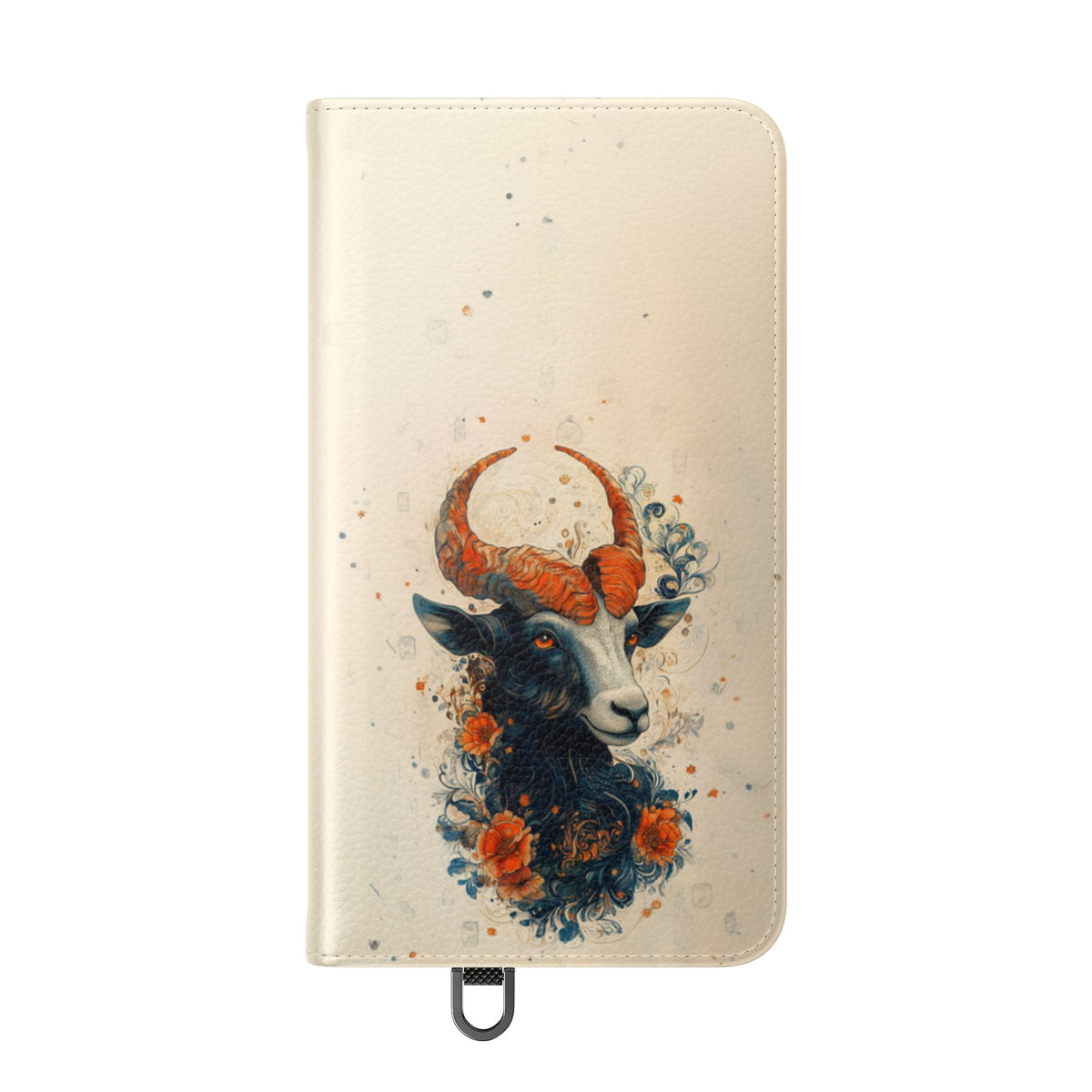 Capricorn Celestial Goat - Wallet Flip Case
