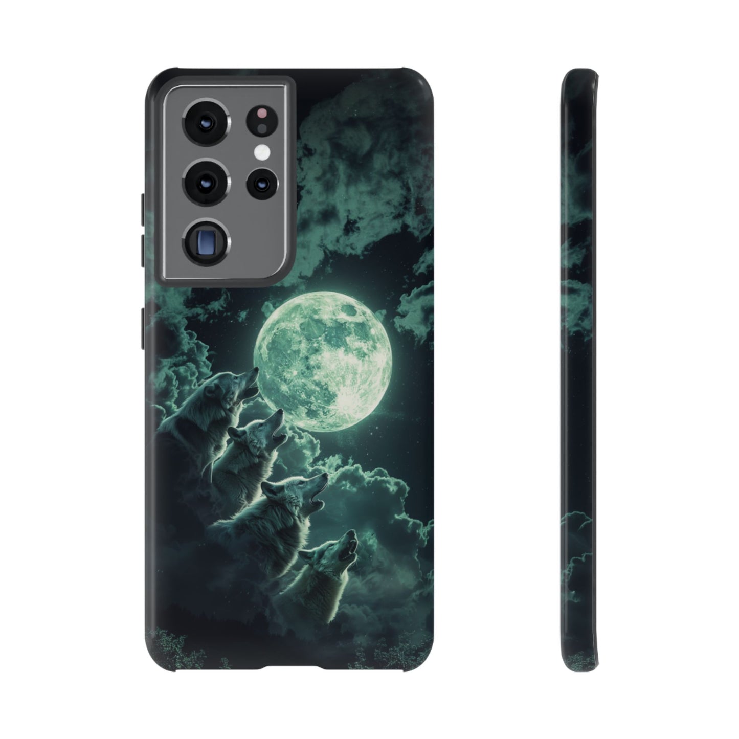 Moonlit Wolf Chorus - Tough Samsung Galaxy Case