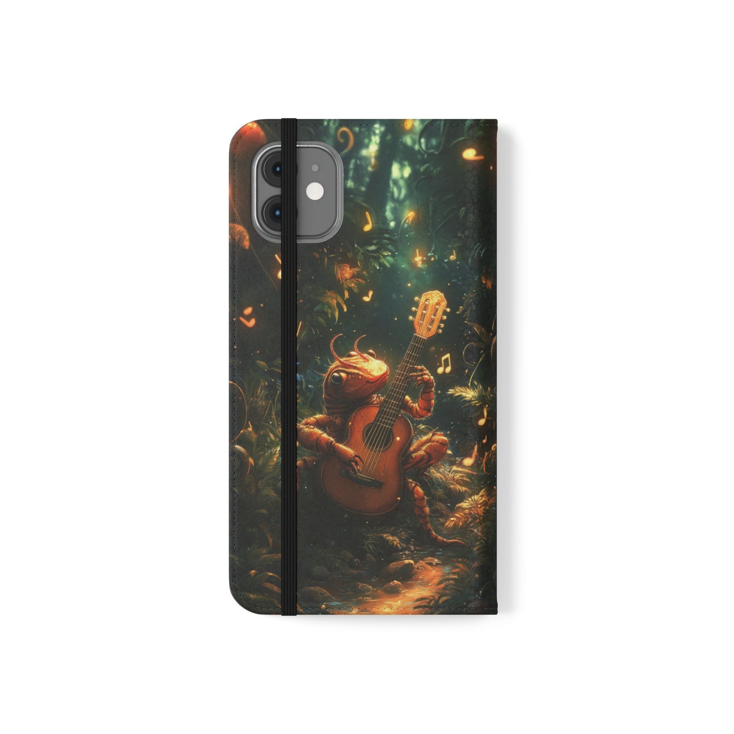 Serenade Forest Guitarist - Wallet Flip Case