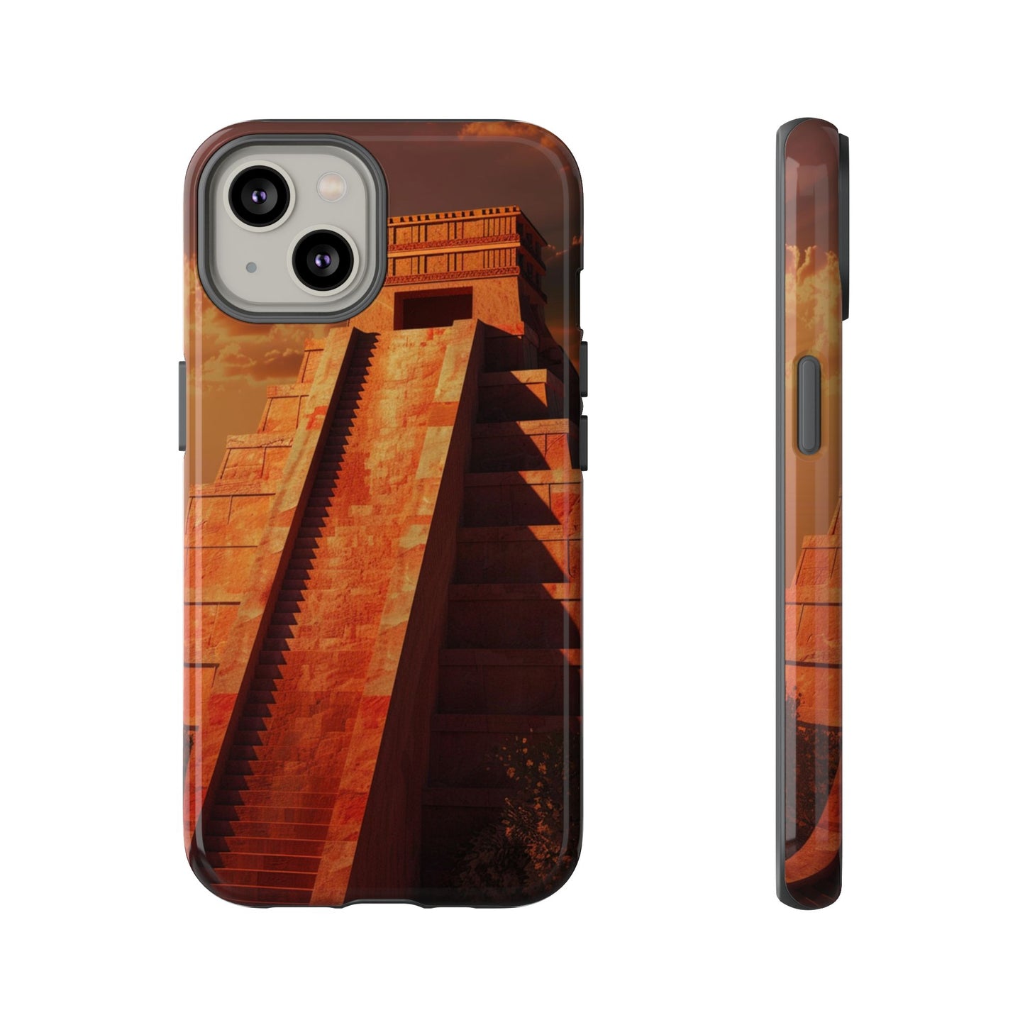 Mayan Pyramid Twilight Phone Case – iPhone, Google Pixel, Samsung Galaxy