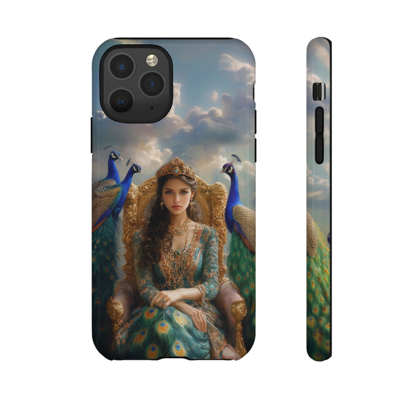 Hera Peacock Empress Golden Throne - Tough iPhone Case