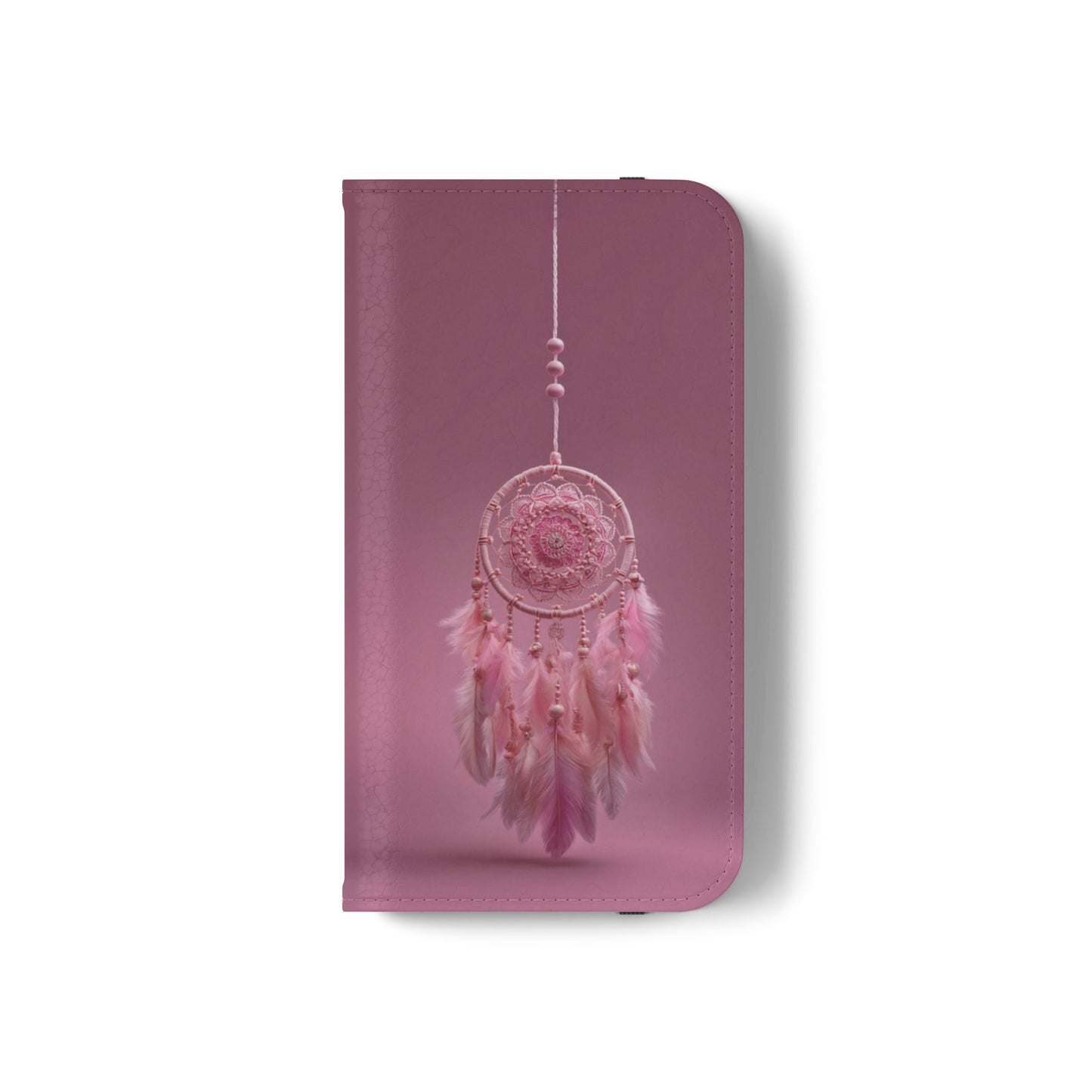 Pink Lace Dreamcatcher - Wallet Flip Case