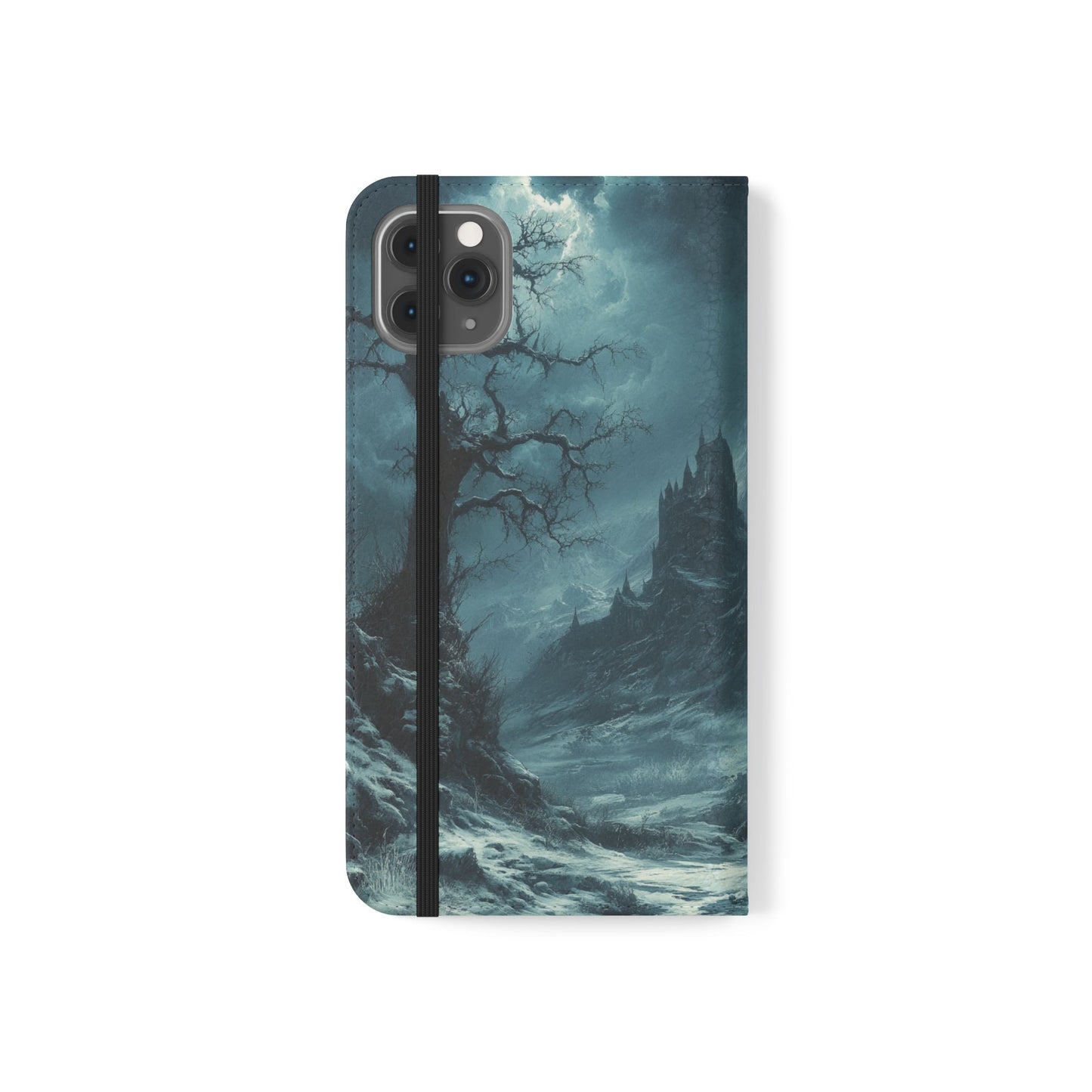 Stormy Castle - Wallet Flip Case