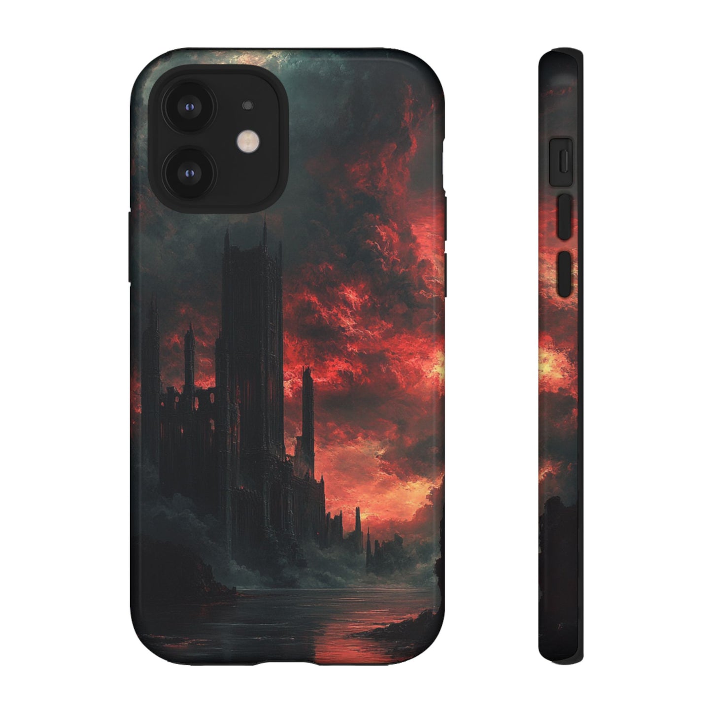 Crimson Dread Citadel – Tough iPhone Case