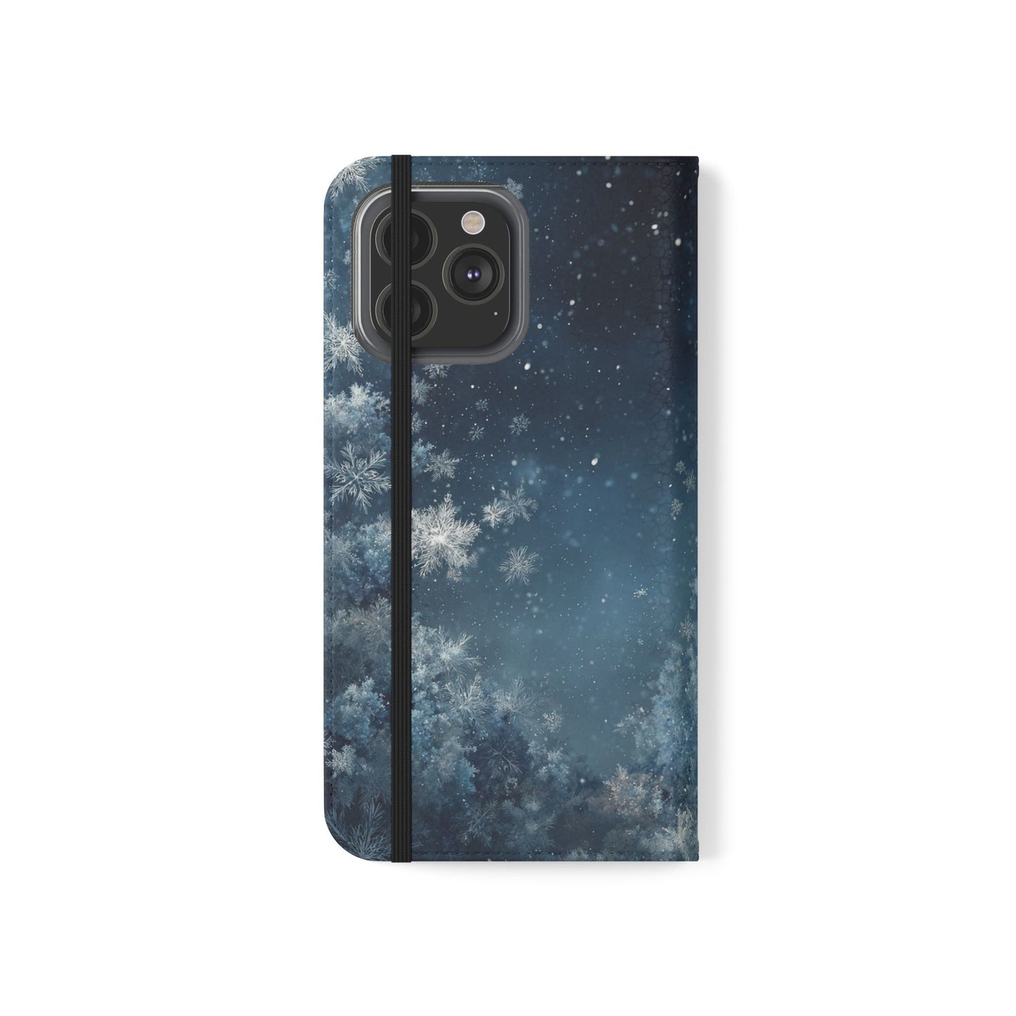 Winter Snowflakes - Wallet Flip Case